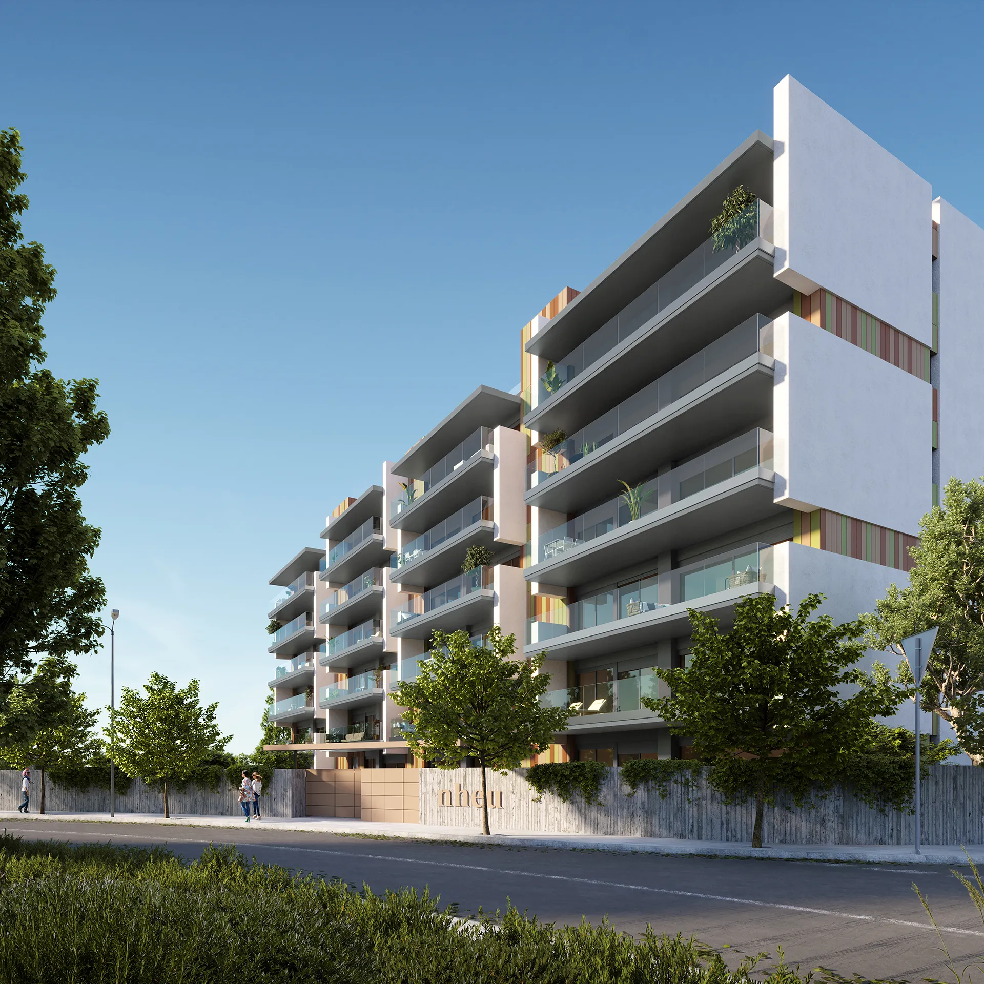 Lleida Vivienda Lleida Lerida Pool Architecture Visualization