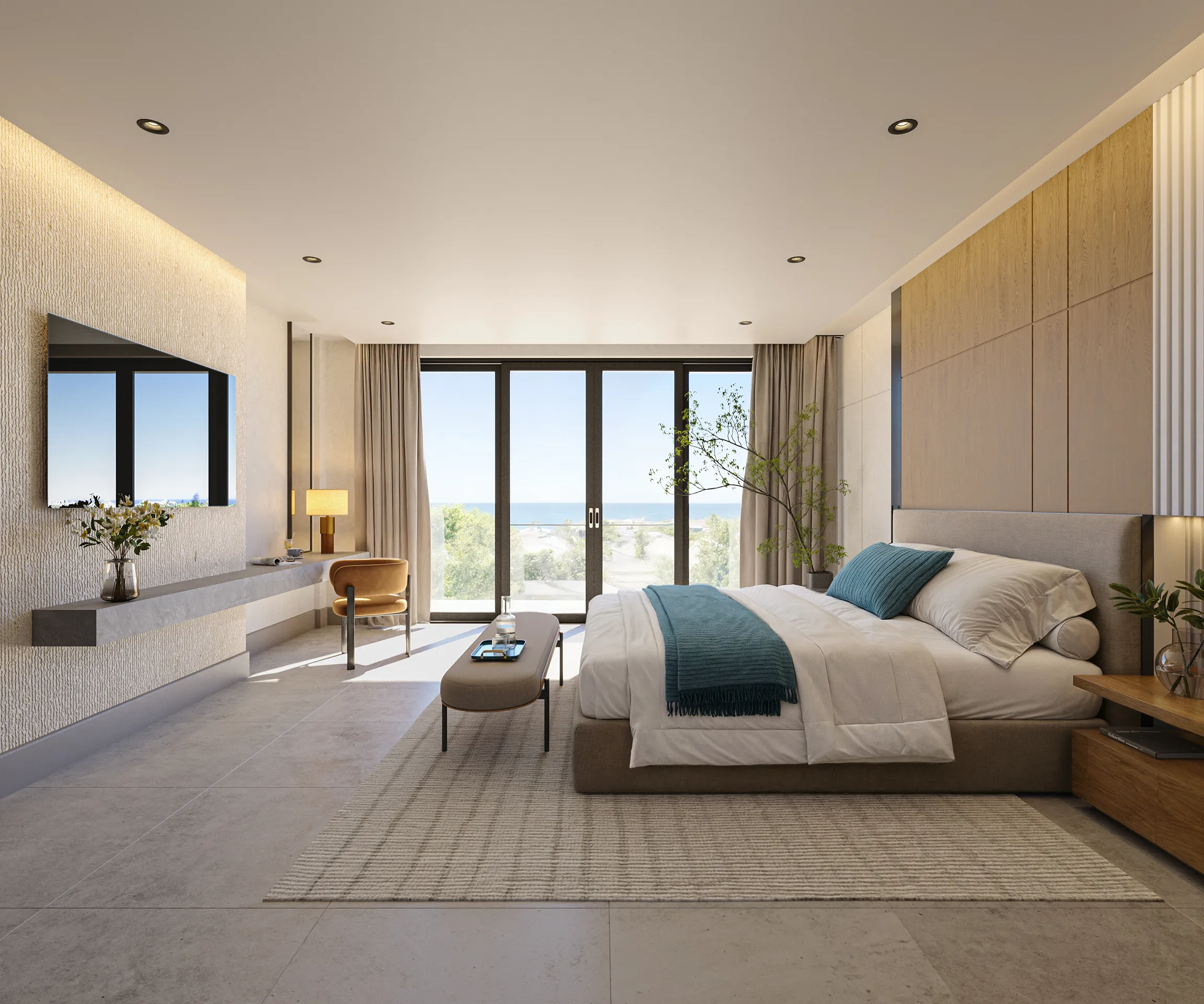 Edremit Edremit Cyprus Bedroom Photorealistics Cgi