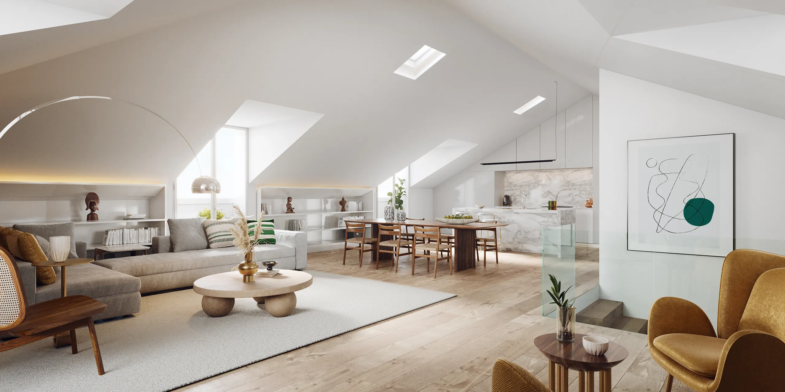 Pinheiro Residences Lisboa Portugal Common Areas Architecture Renders