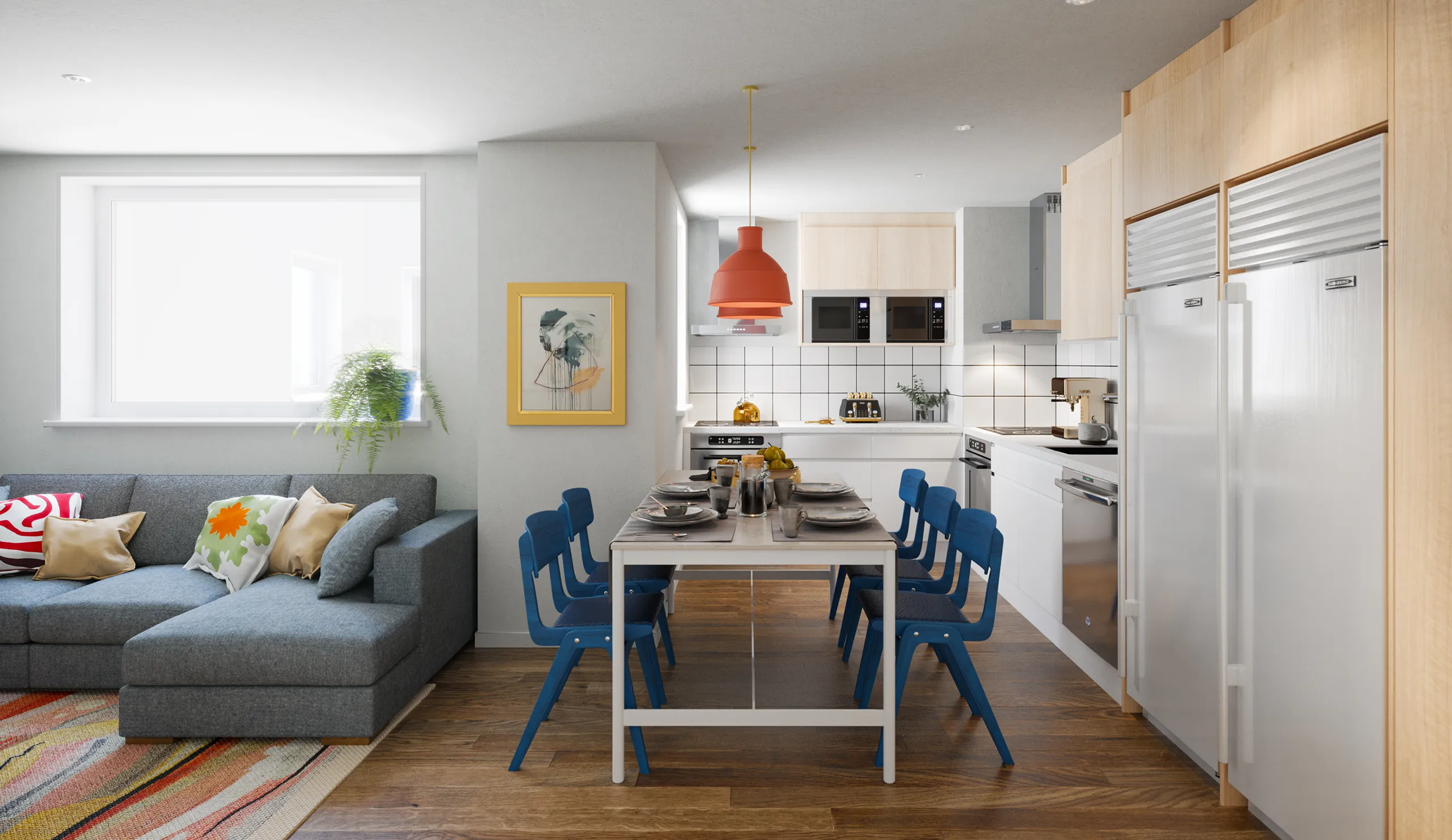 Residencia Students Barcelona Living Architectural Virtual Tour
