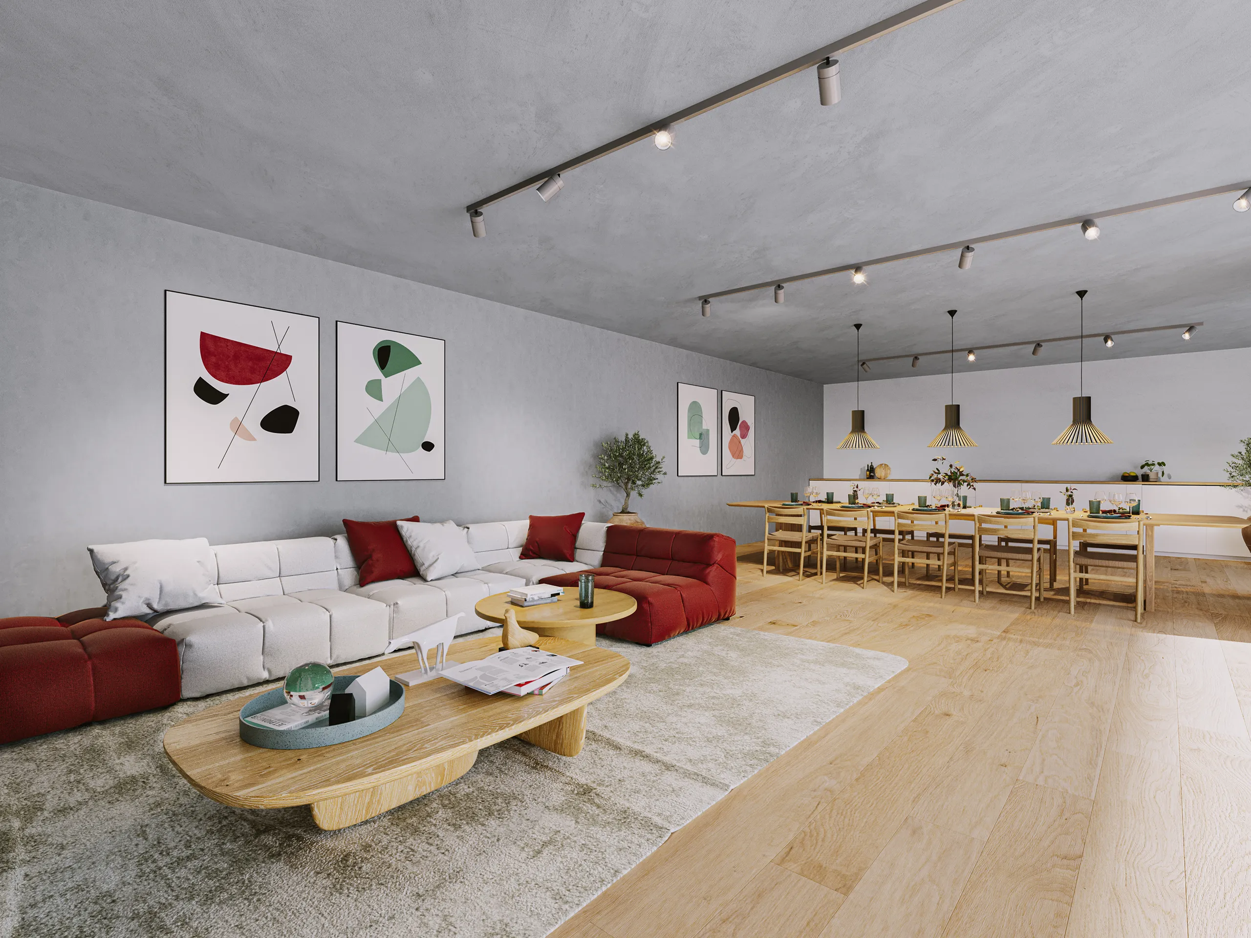 Viviendas Barakaldo Bilbao Common Areas Architectural 3D