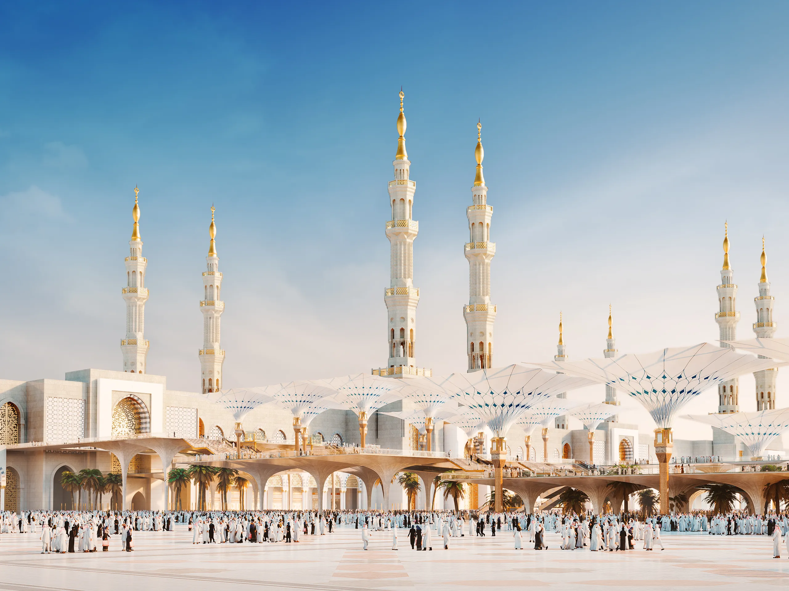 Medinah Mosque Medinah Saudi Arabia Common Areas Real Estate Visualisation