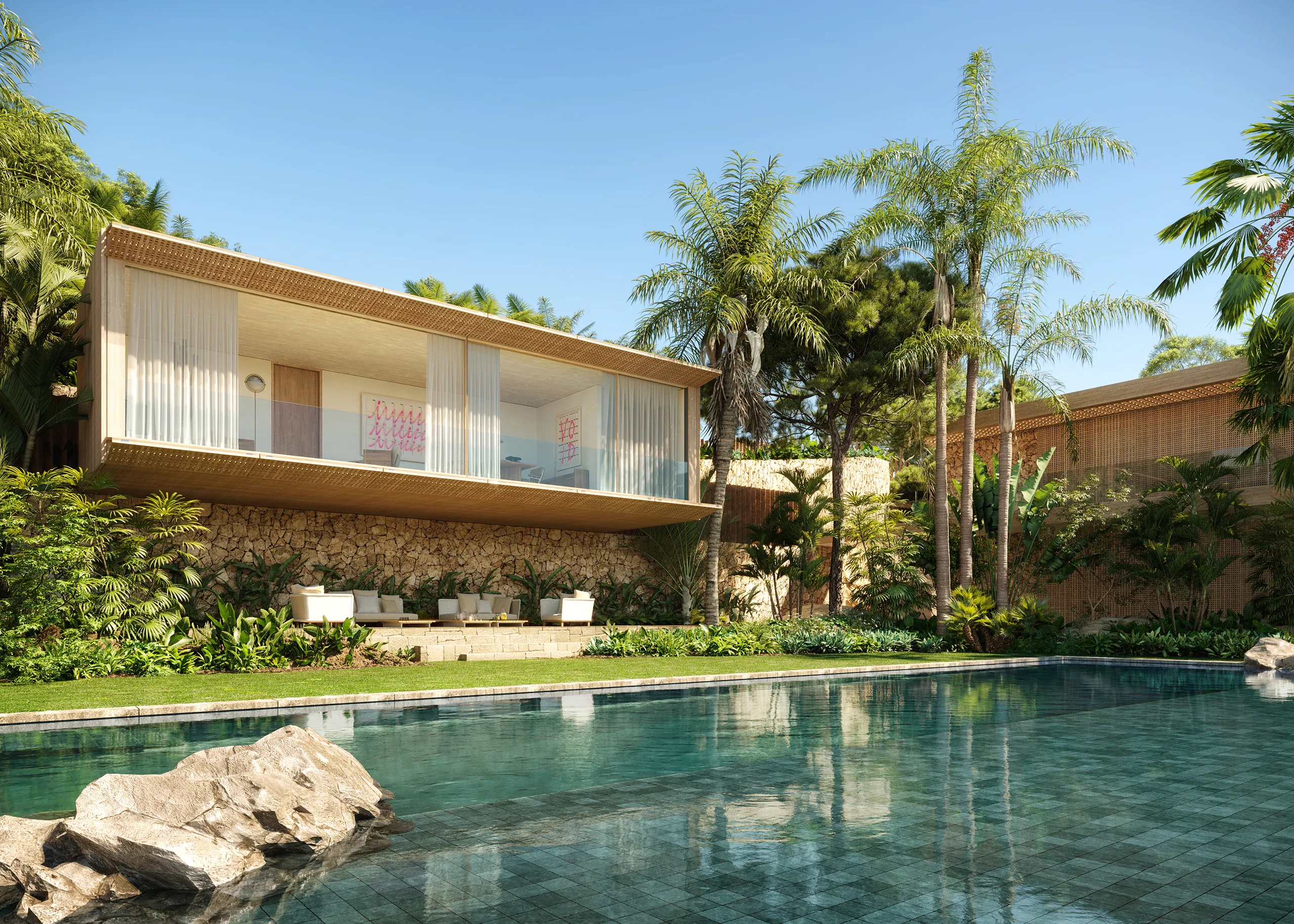 Villa Puerto Andratx Mallorca Pool Architecture Renders
