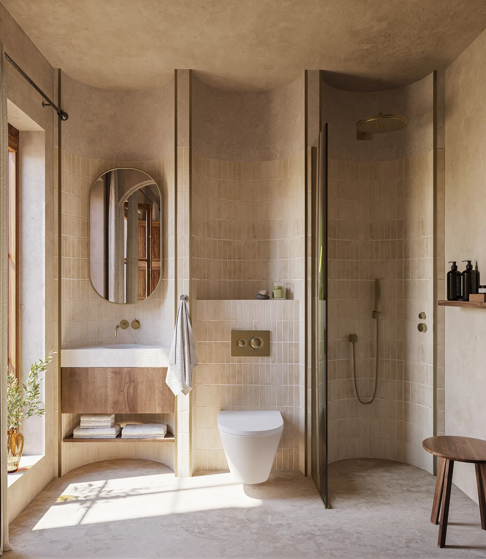 Casa Alaro Mallorca Baño VR arquitectonica