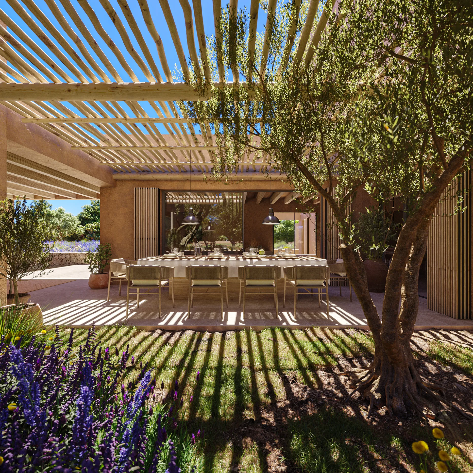 Villa Formentera Pergola real estate virtual tour