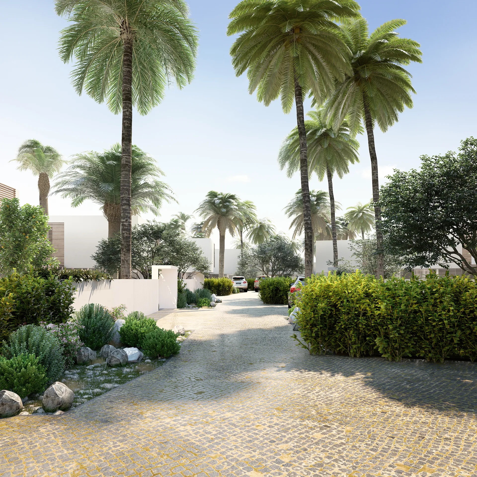 Gouna Apartment Hurghada Egypt Garden Architectural Cgi