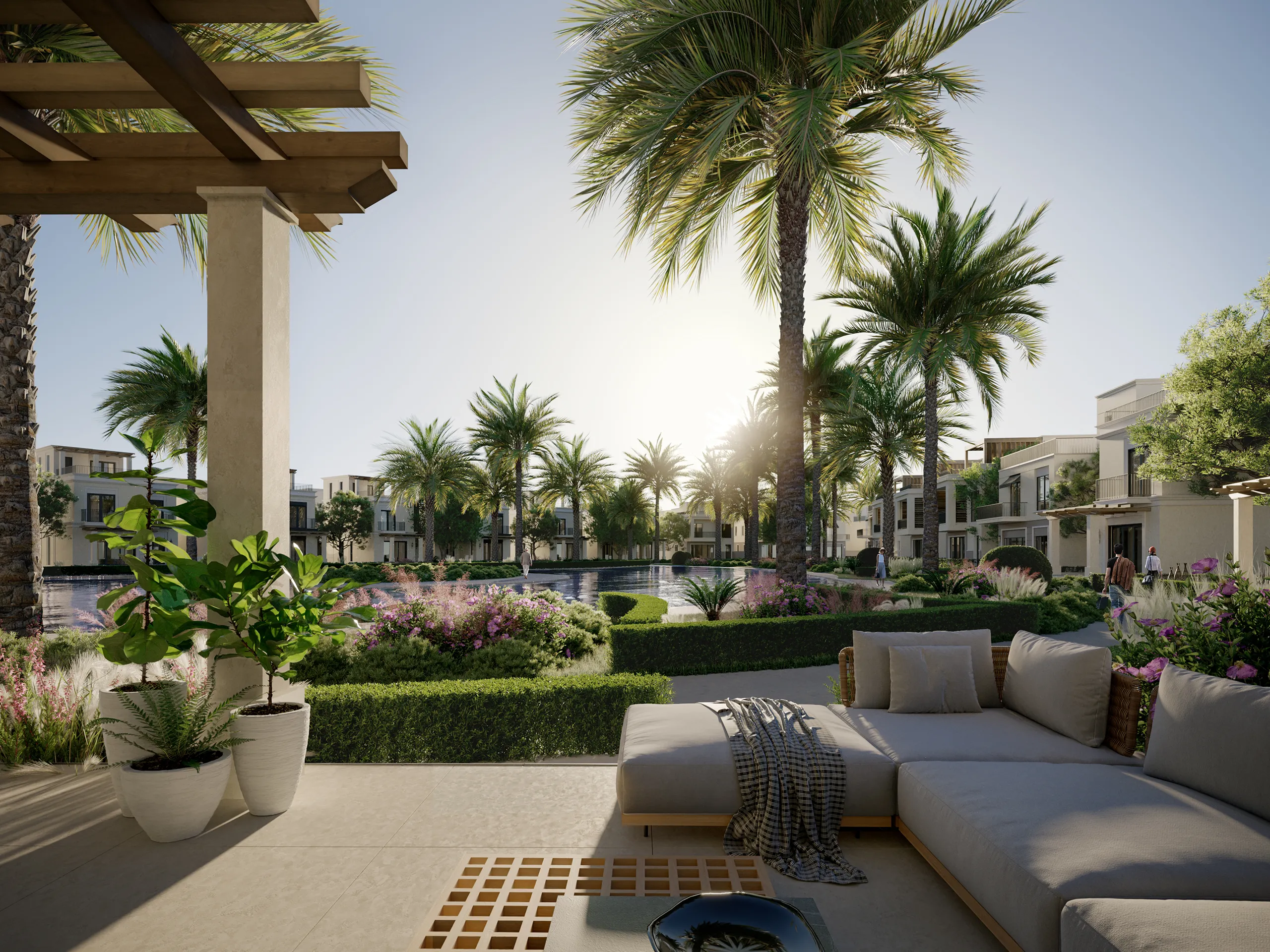 Belle Vie Villa Egypt terrace 3D Real Estate