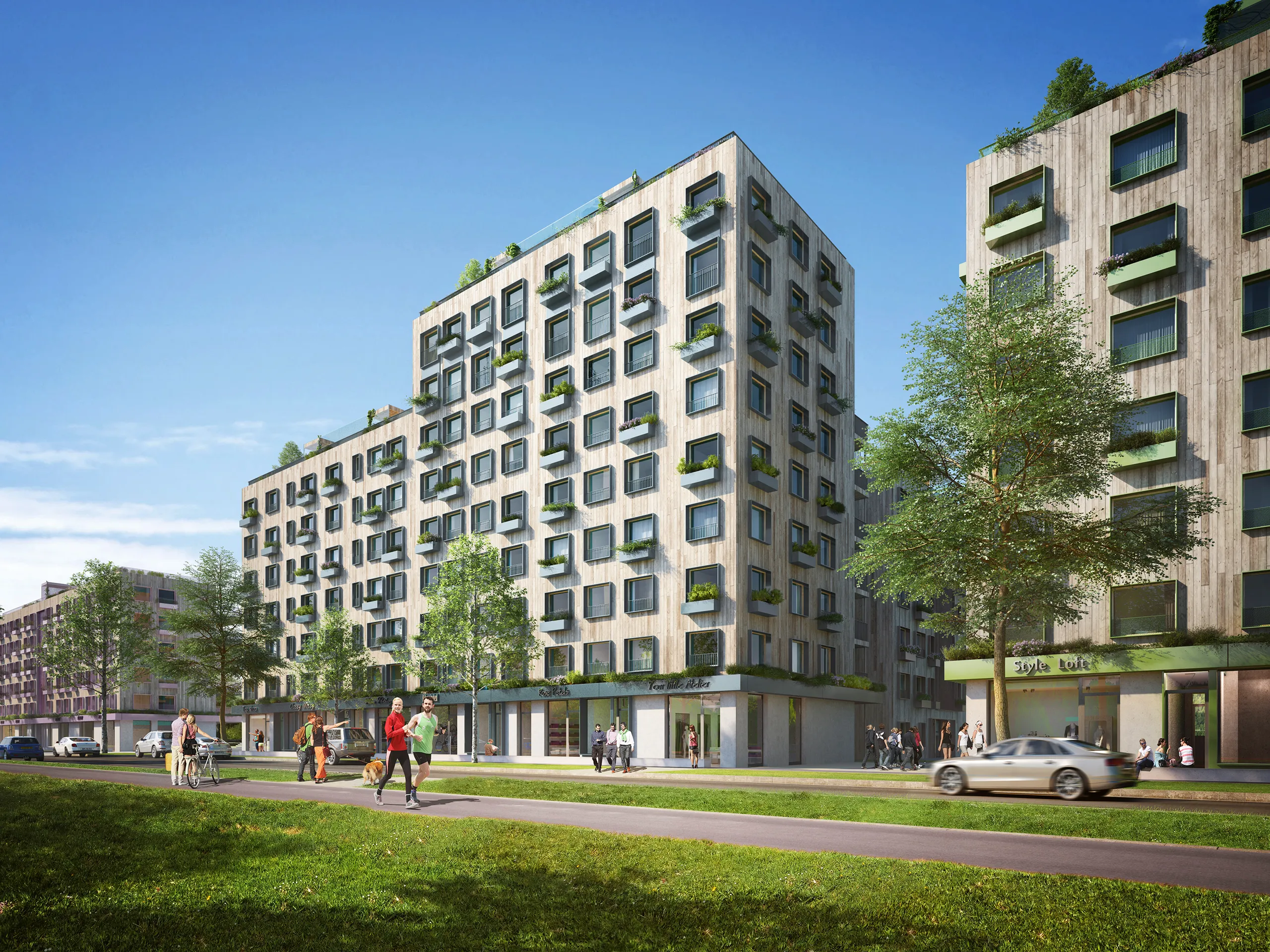 Granby Apartments Sweden Garden Architectural Virtual Tour
