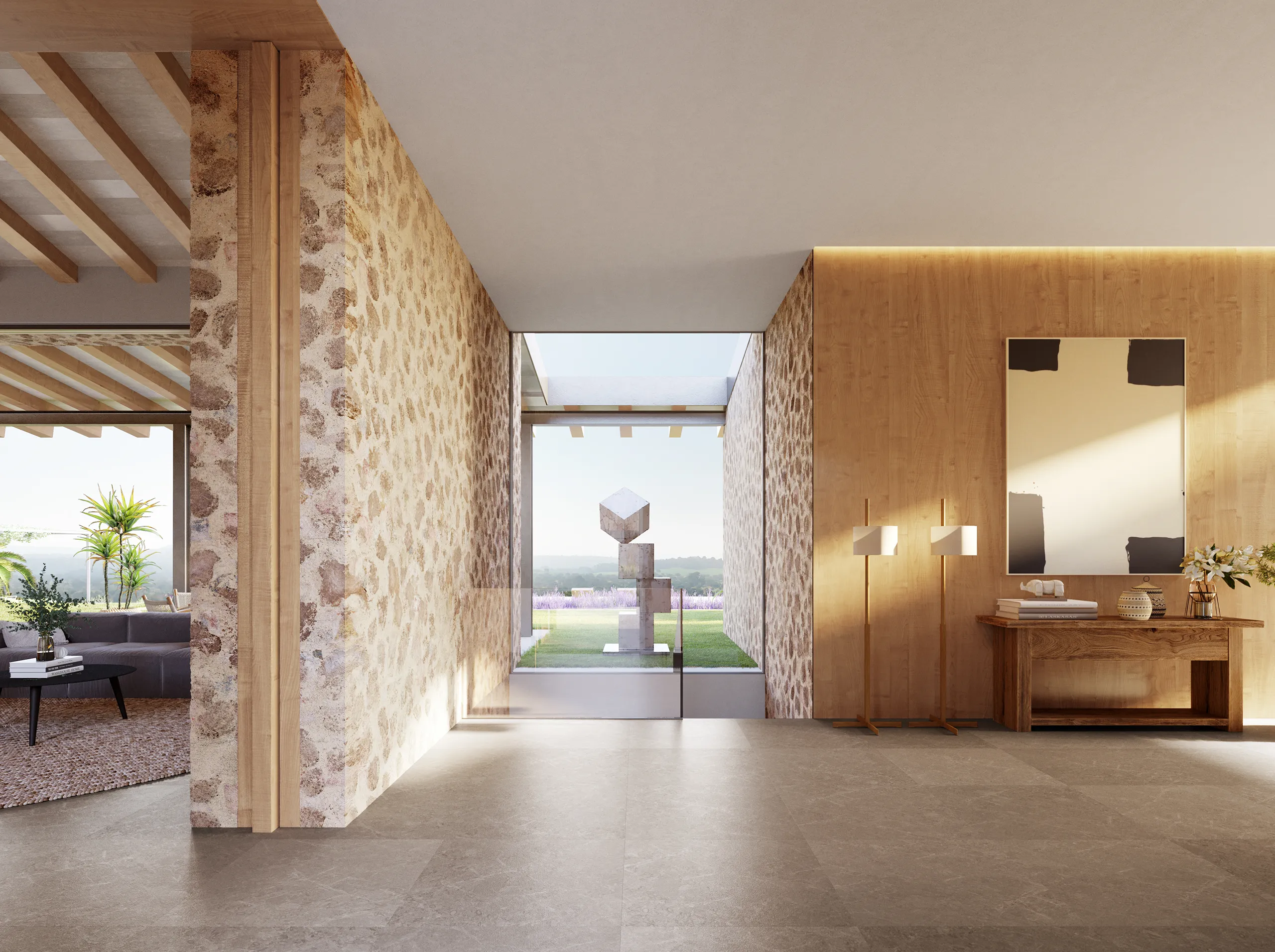 Finca Bunyola Mallorca Entrance Photorealistics Cgi