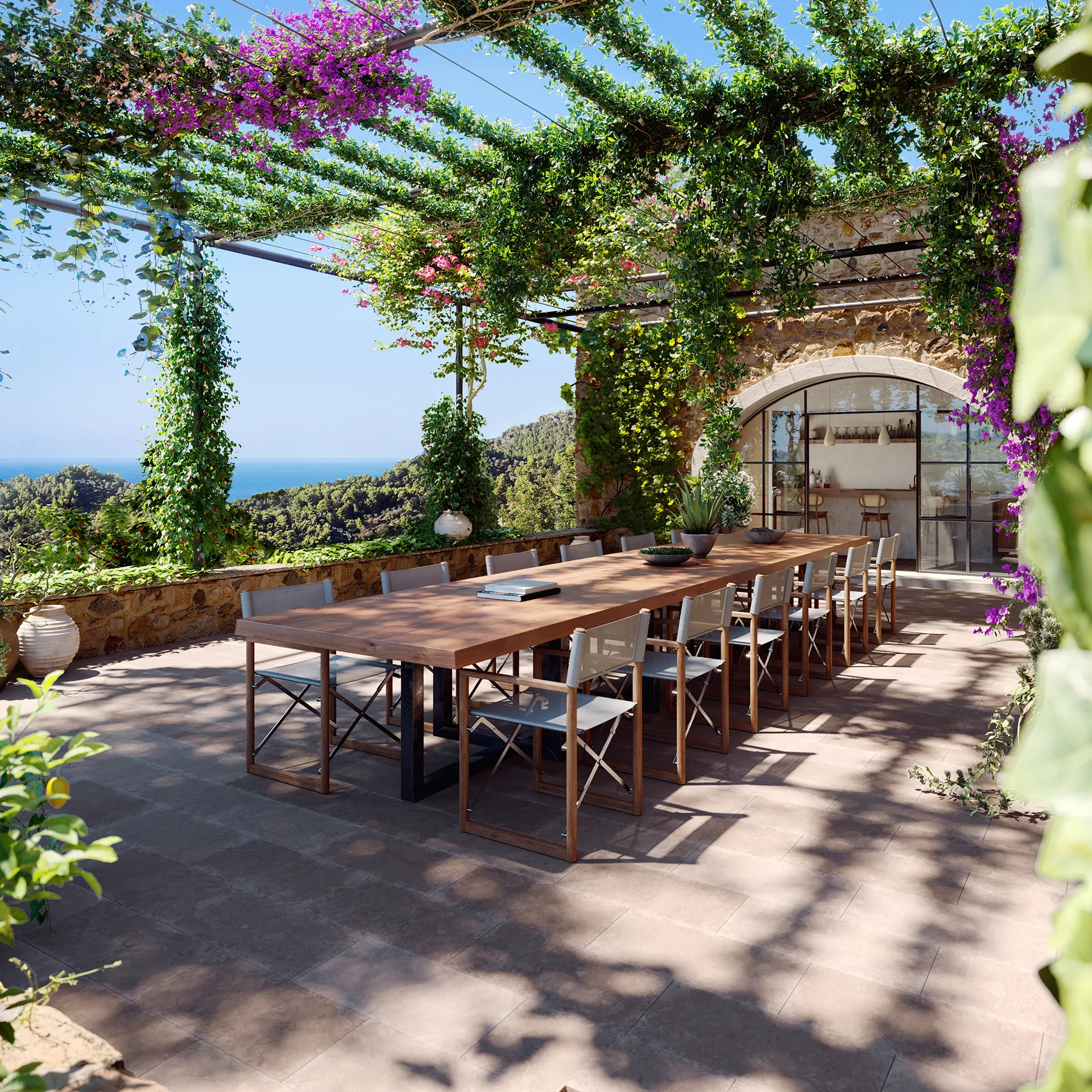 Villa Soller Mallorca Pergola Property Branding Virtual Tour