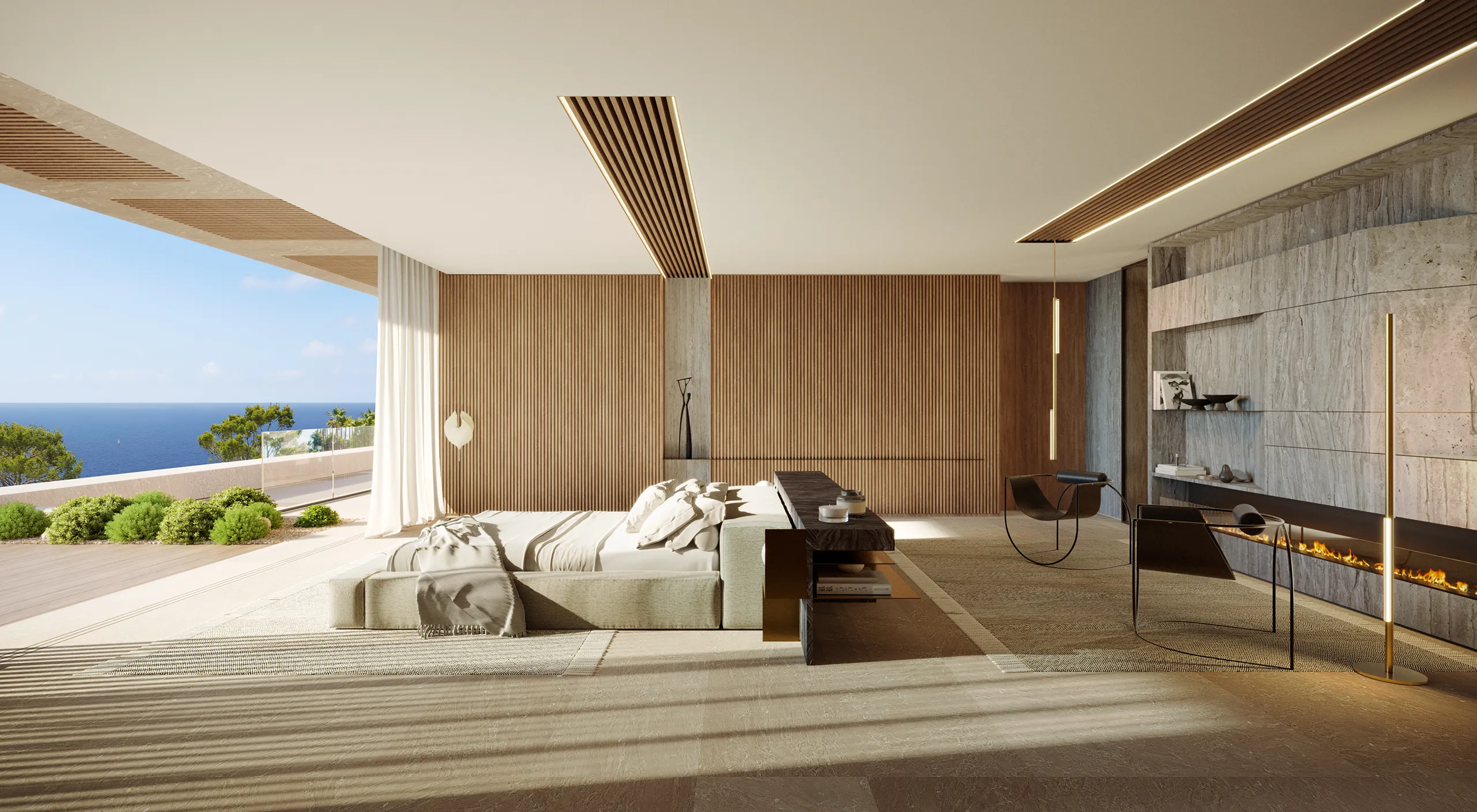 Estate Las Brisas Andratx Mallorca Bedroom real estate renders