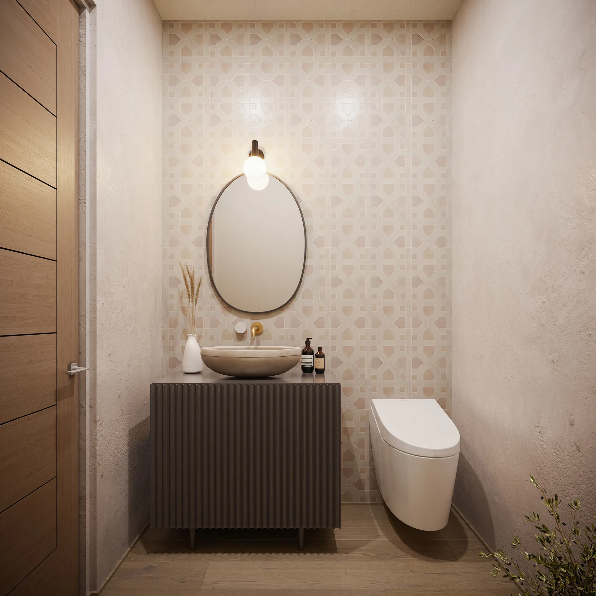 Villa Usa Bathroom hyperrealistic renders