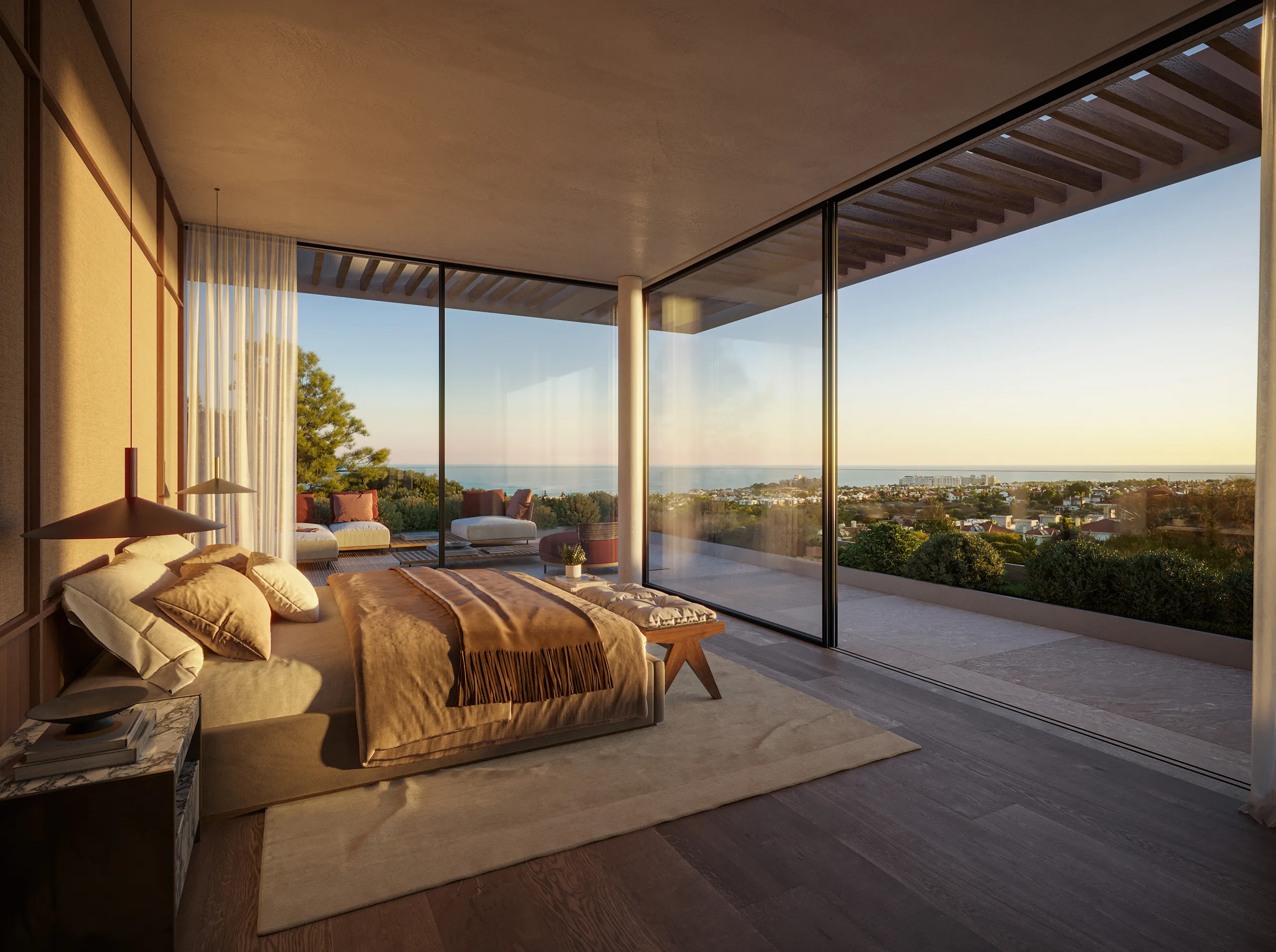 House Lisboa Portugal Bedroom Hyperrealistic Rendering