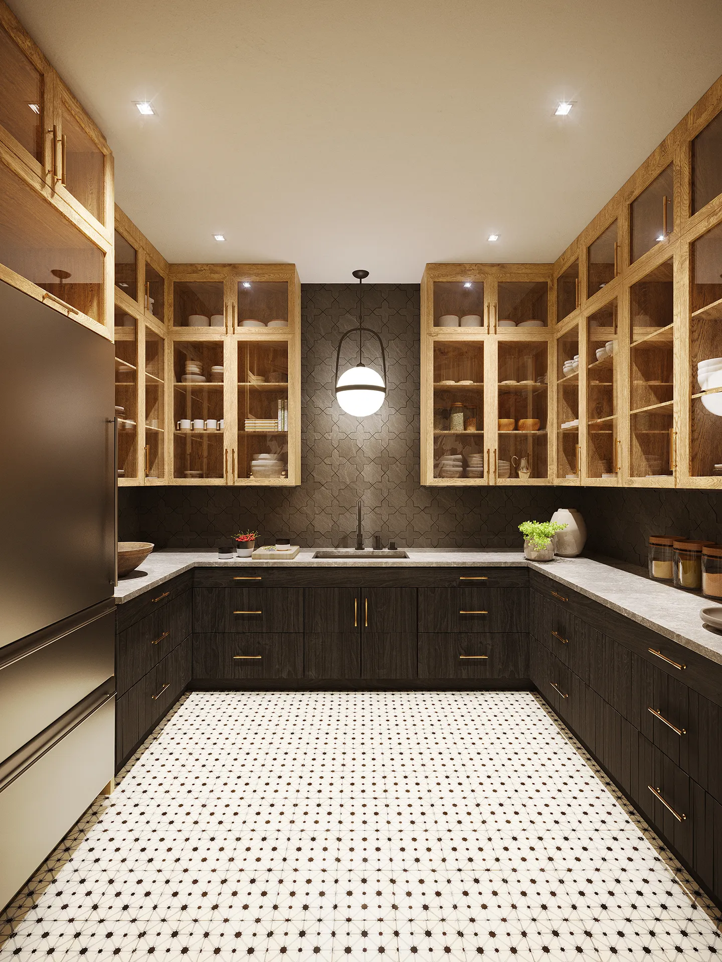 House Laguna Usa Kitchen Hyperrealistic Cgi