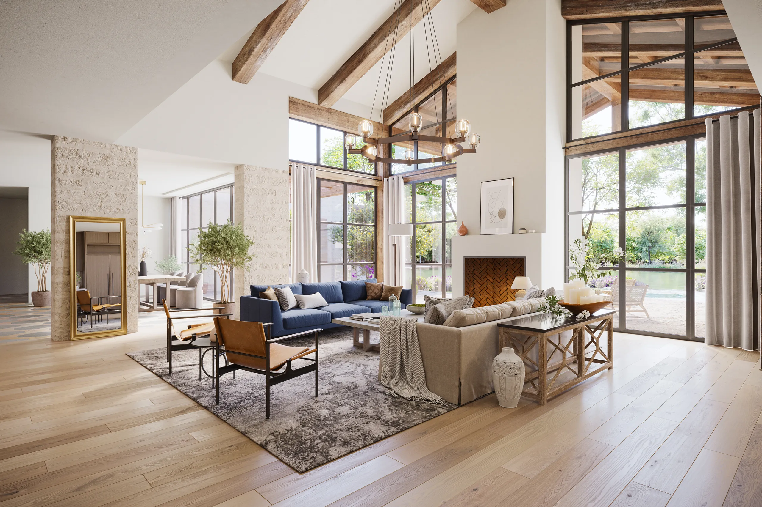 Villa Usa Living architectural renders