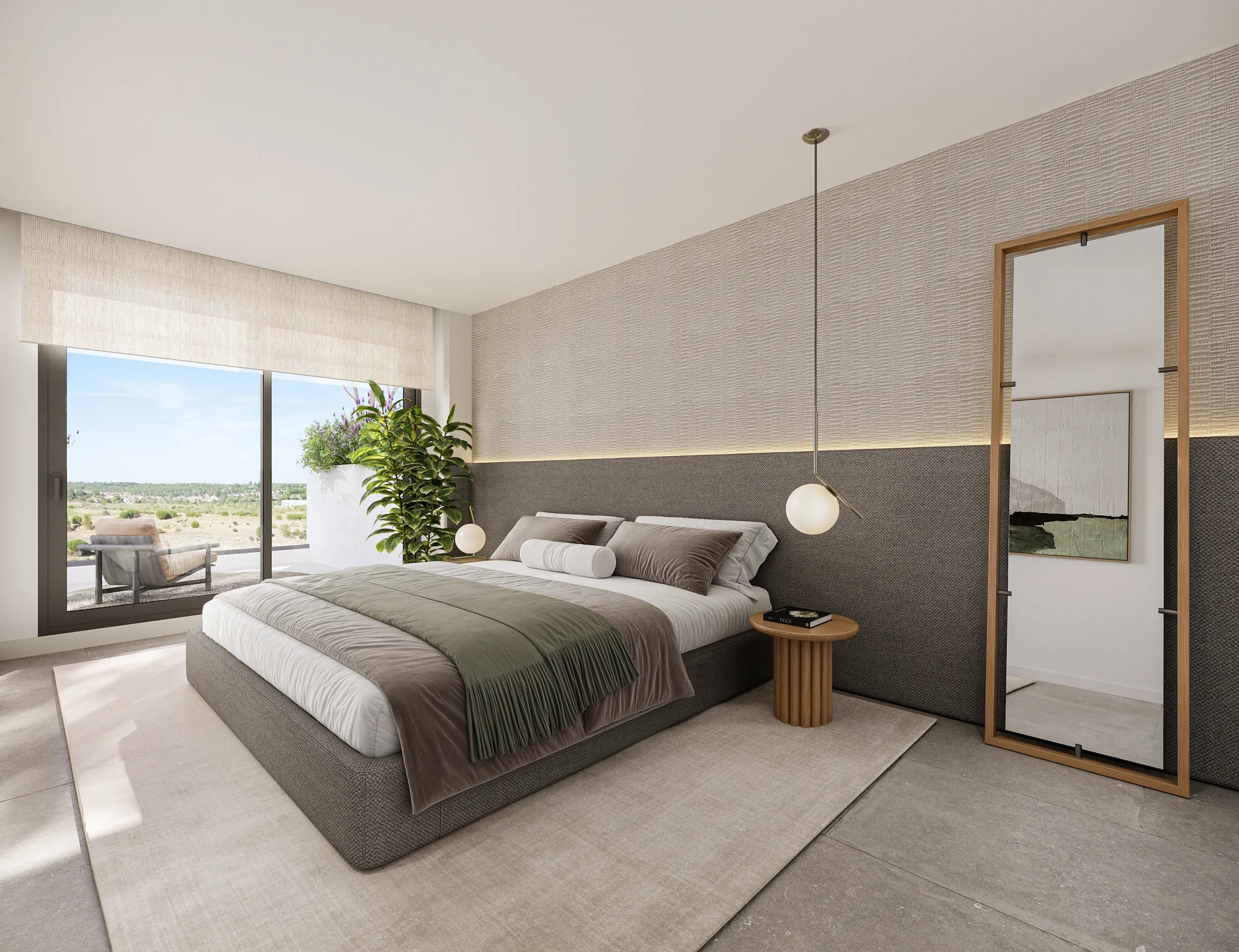 Viviendas Boadilla Madrid Bedroom Architecture Cgi