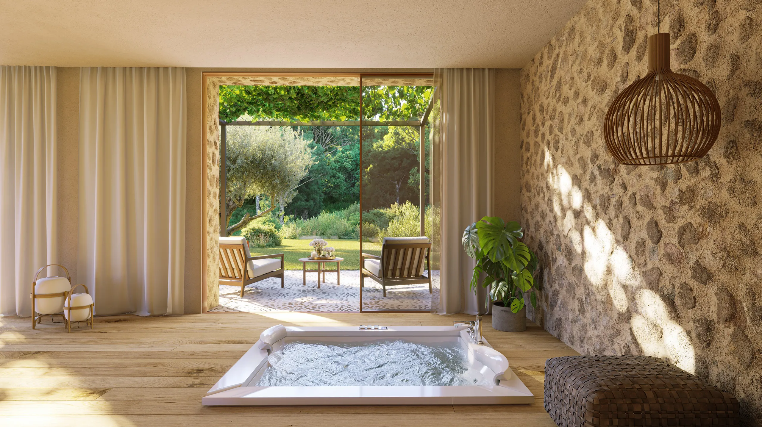 House Bunyola Mallorca Bathroom Property Branding Visualisation