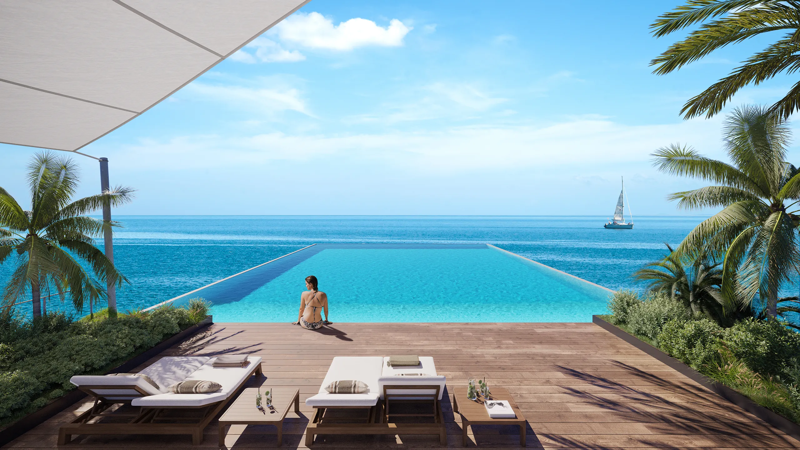 Soul Masterplan Egypt terrace Property Branding Renders