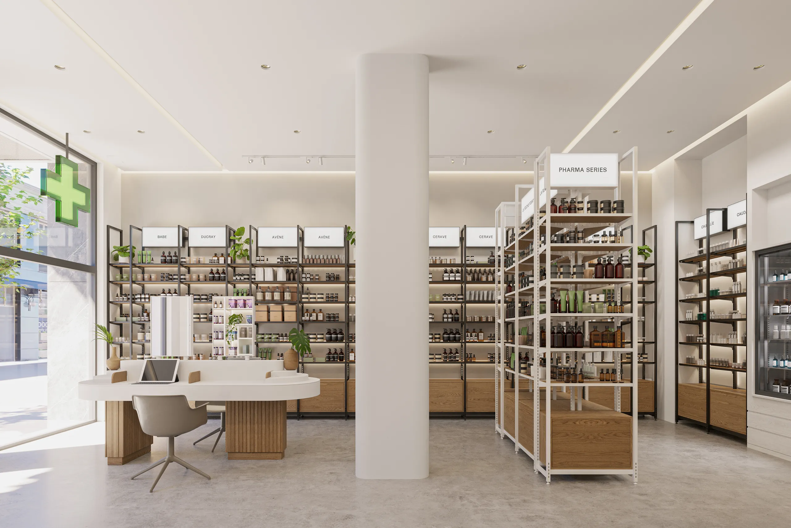 Pharmacy Nicosia Cyprus Retail real estate cgi