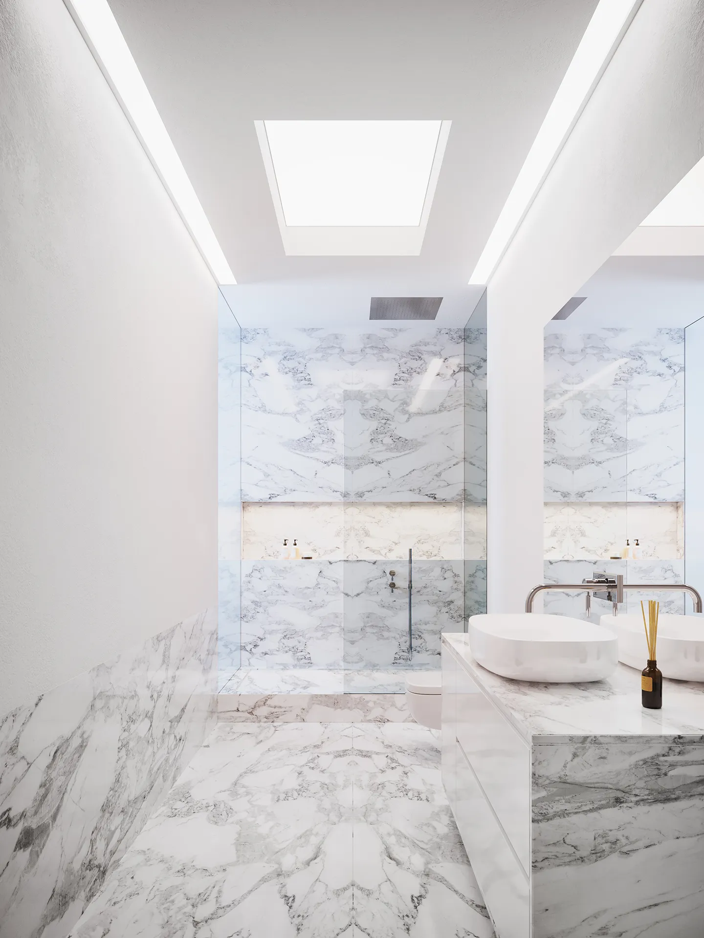 Eduardo Coelho Residences Lisboa Portugal Bathroom Architecture Cgi