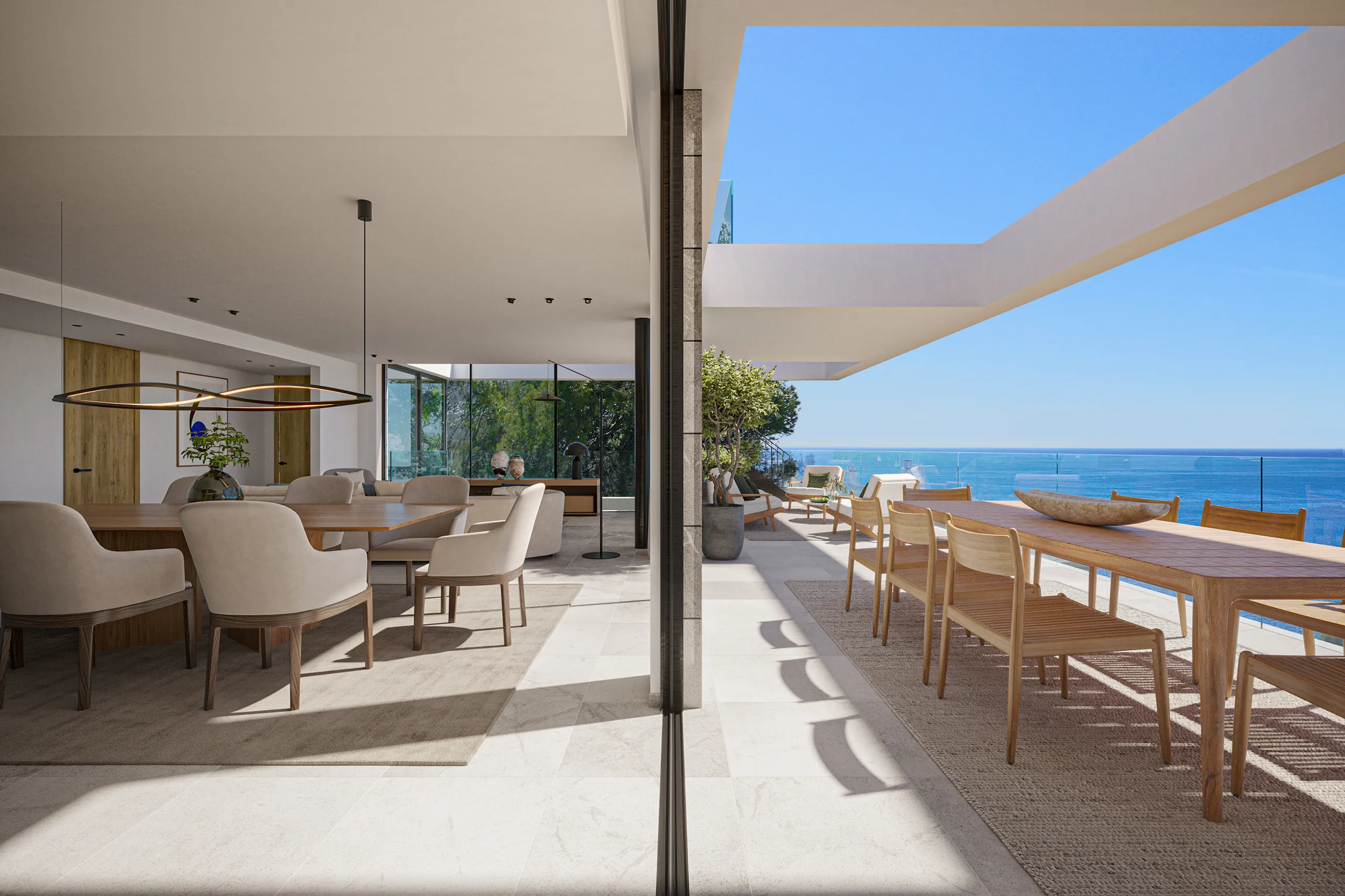 Ever Marivent Apartments Palma Mallorca Dining 3D Photorealism
