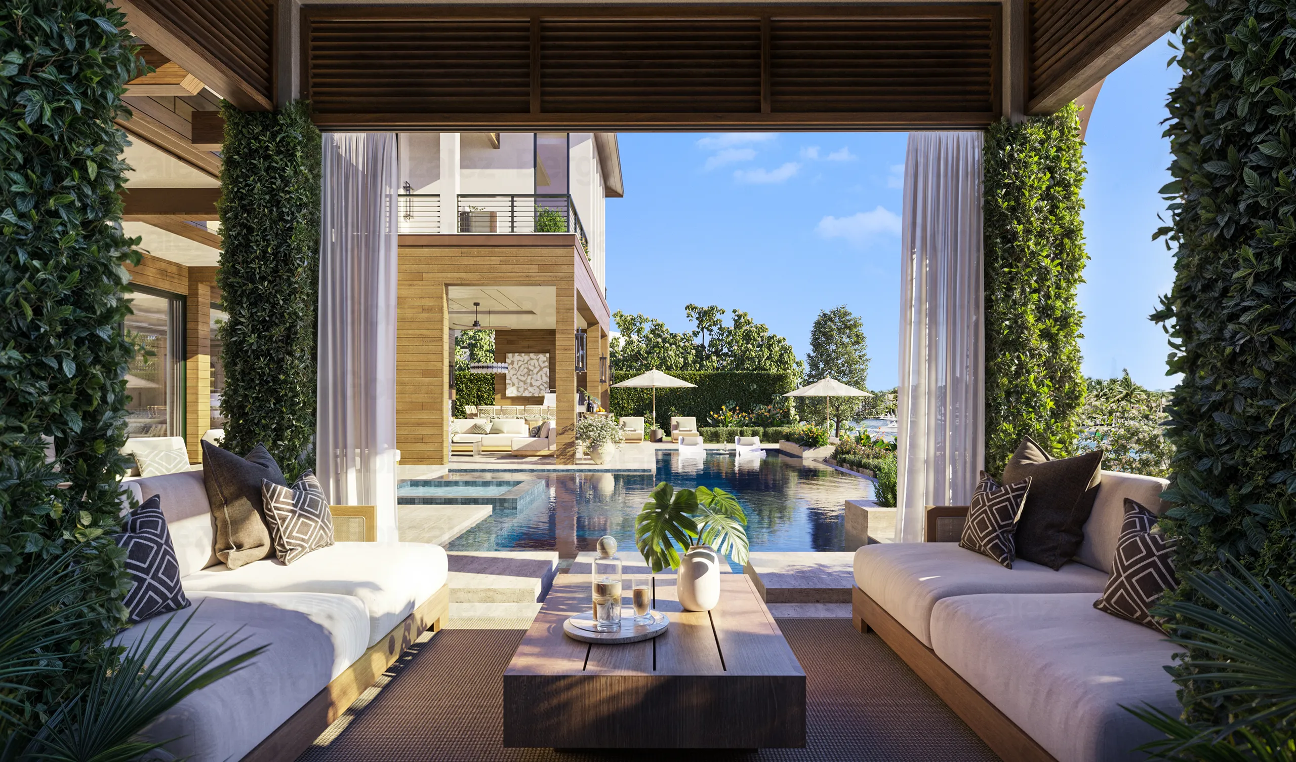 Villa Fort Lauderdale Usa terrace Property Branding Virtual Tour