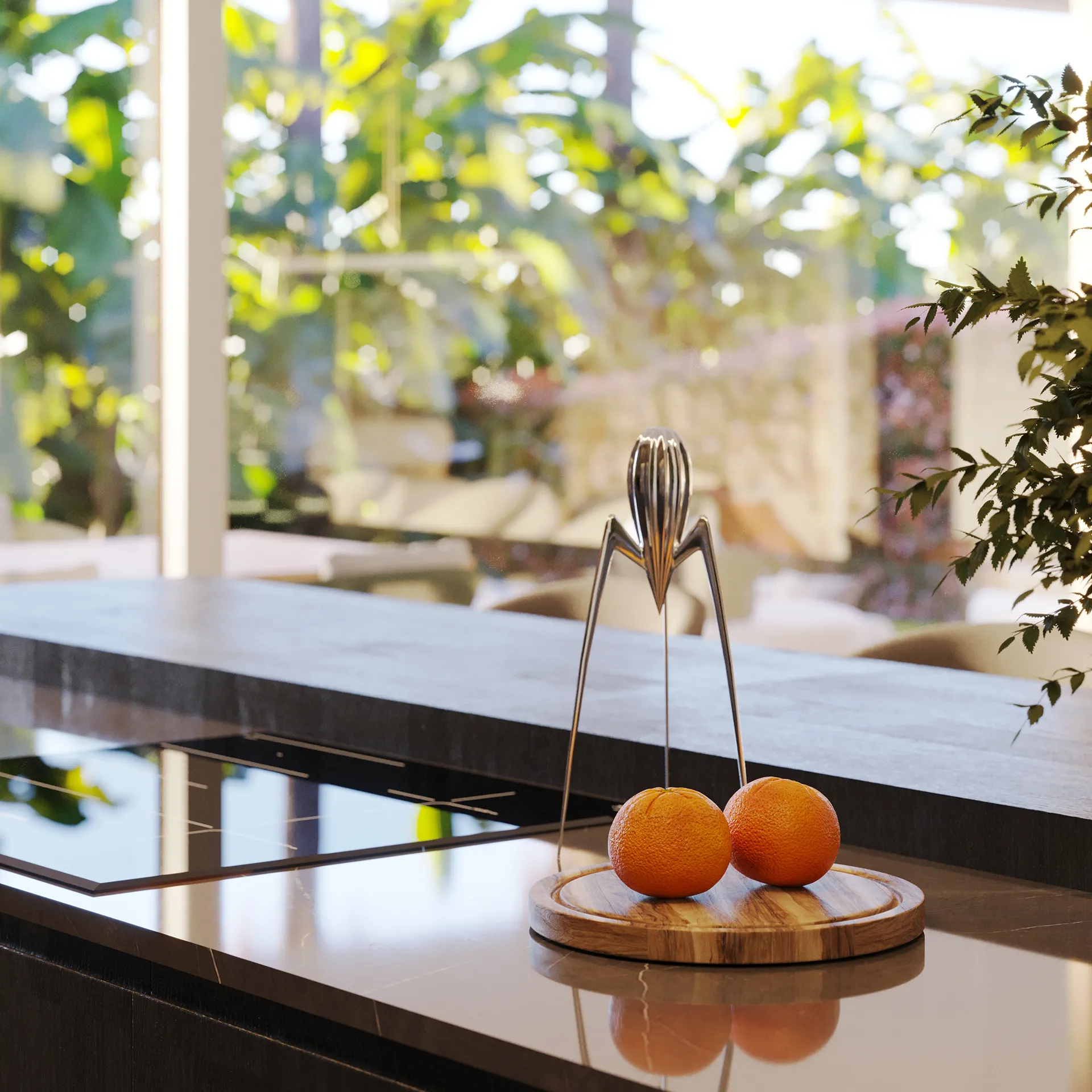 Casa Sitges Barcelona  Visualizacion fotorrealista