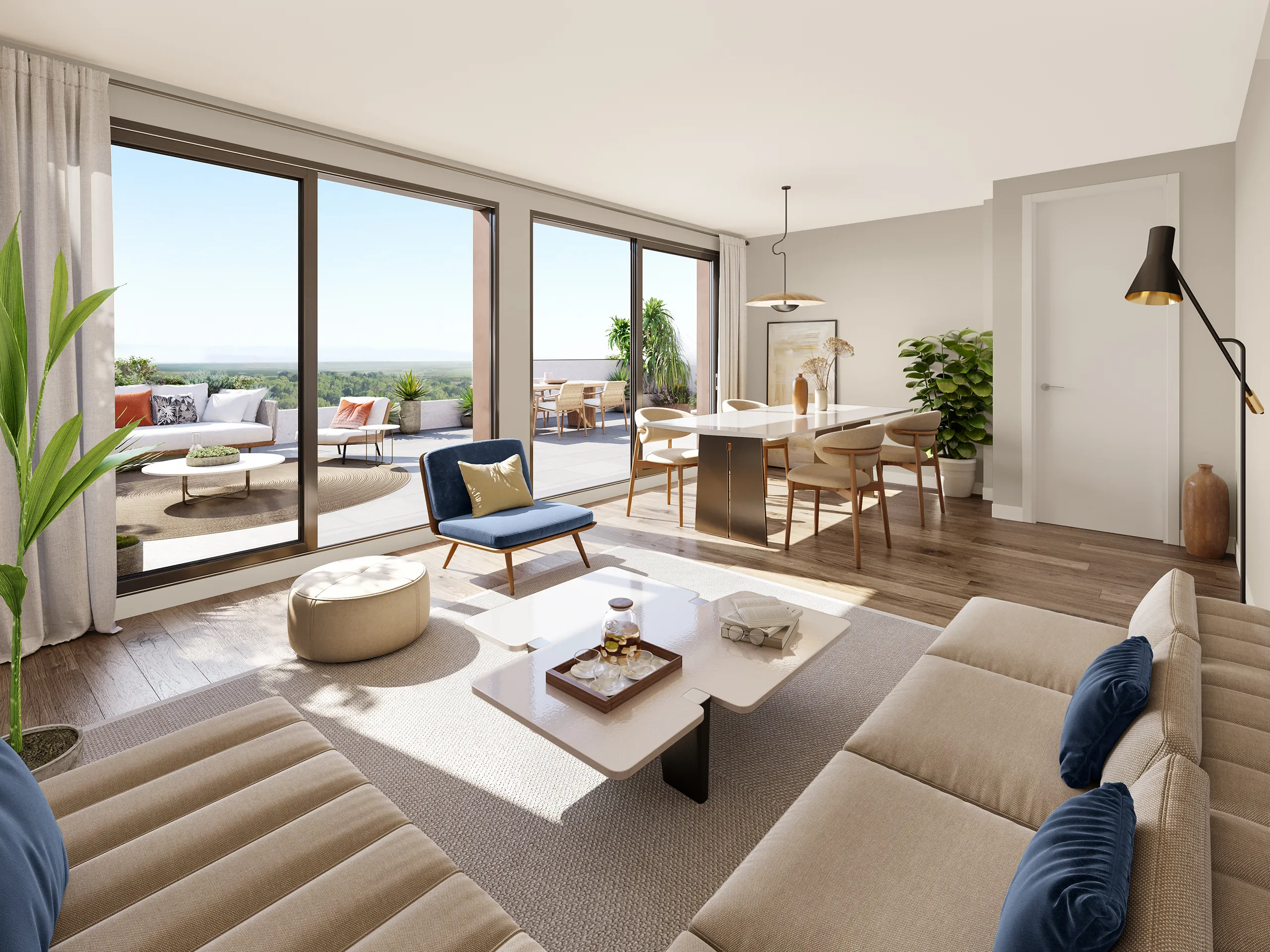 Viviendas Valladolid Valladolid Living Photorealistics Visualisations