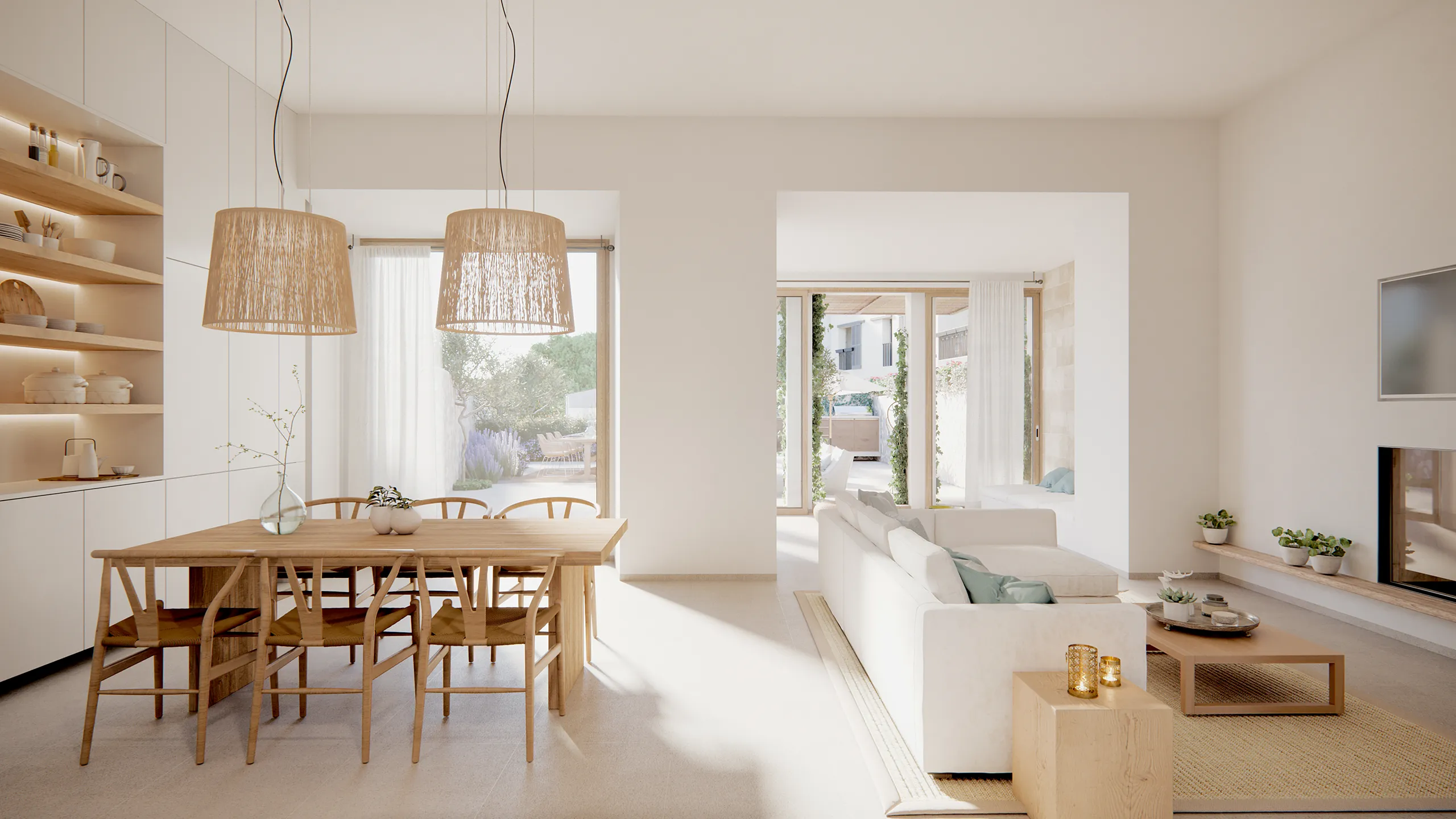 Apartments Sta Maria Mallorca Dining Architectural renders