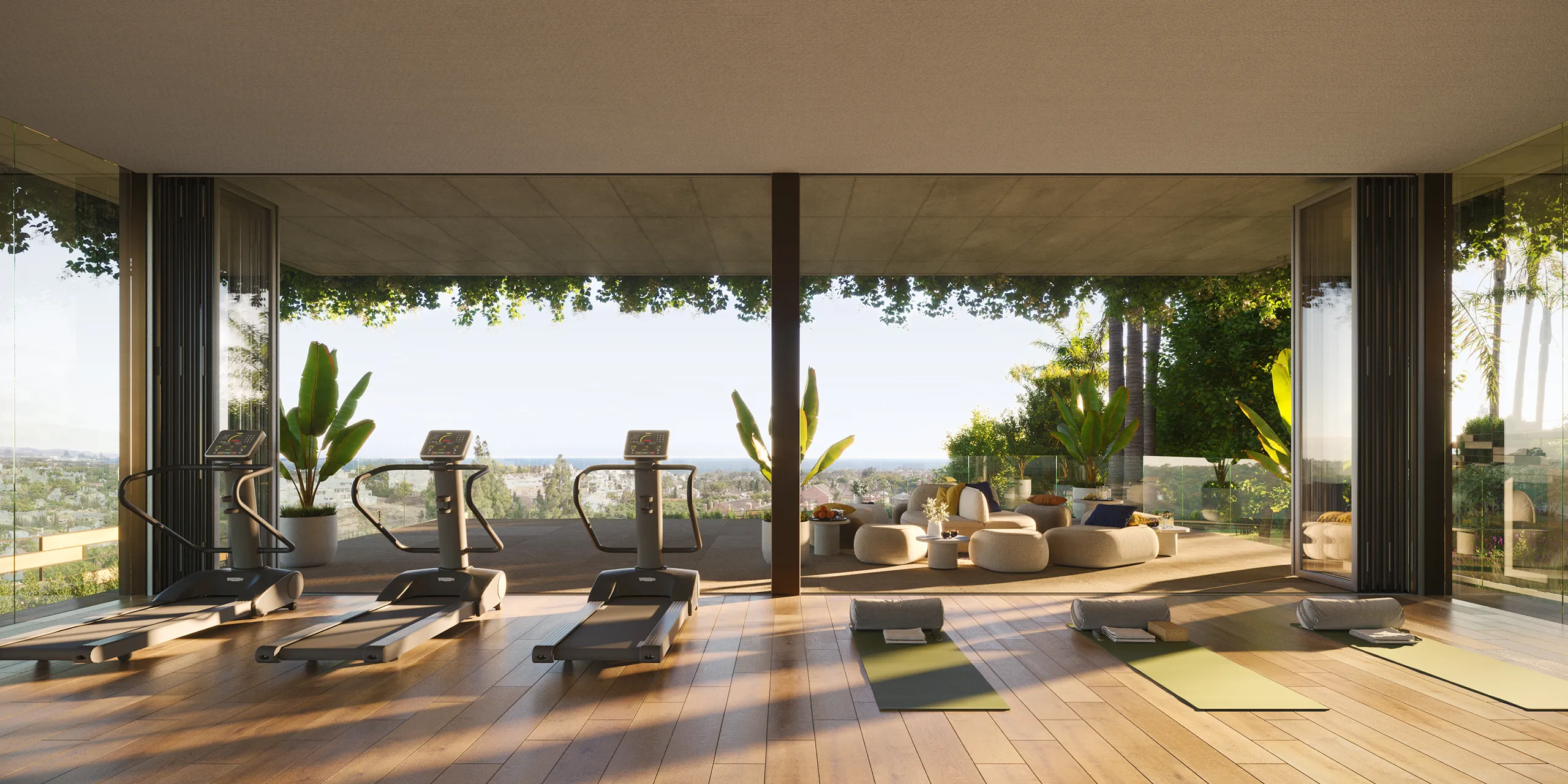 Villa Marbella Living Real Estate Rendering