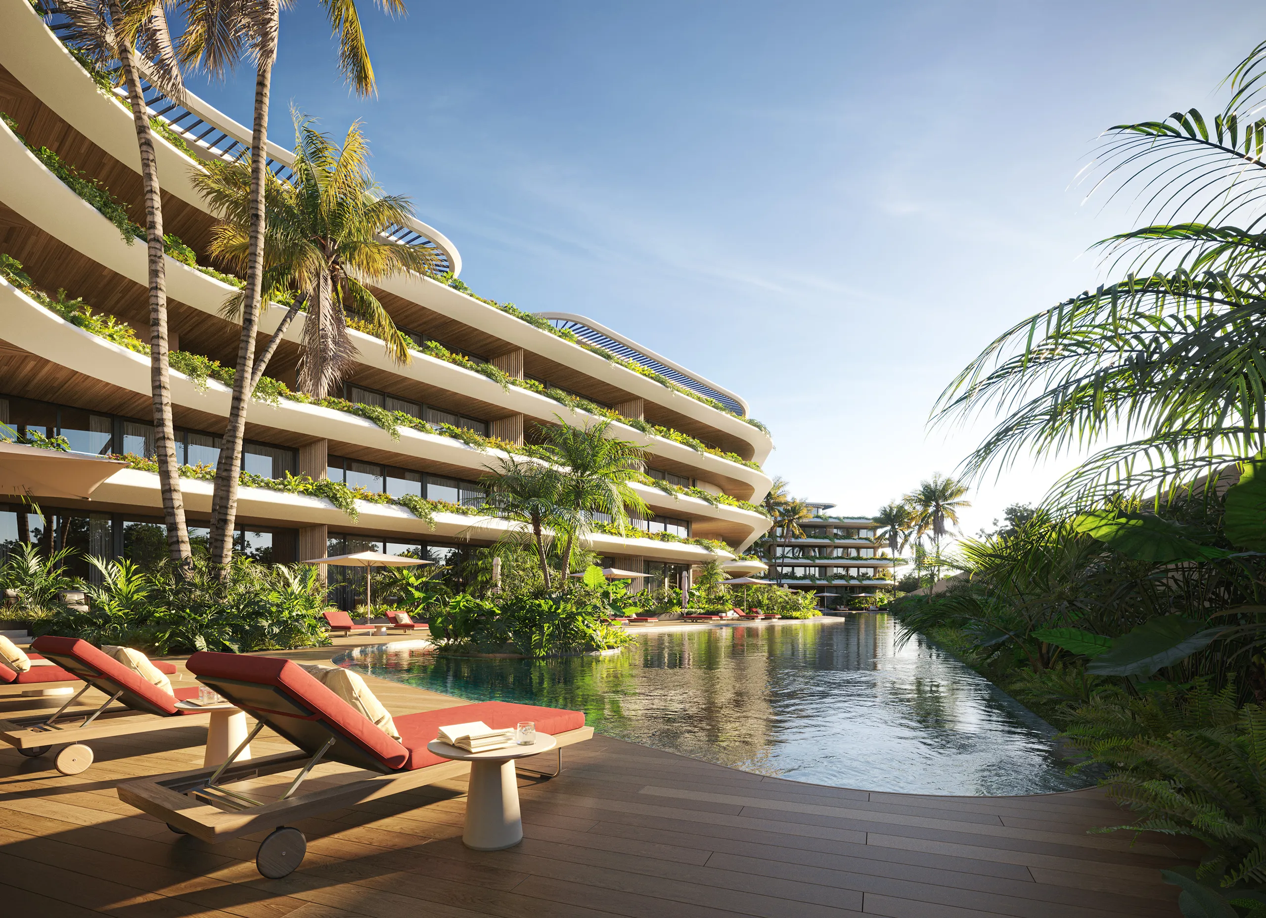 Apartment Punta Cana Dominican Republic terrace Property Branding Renders