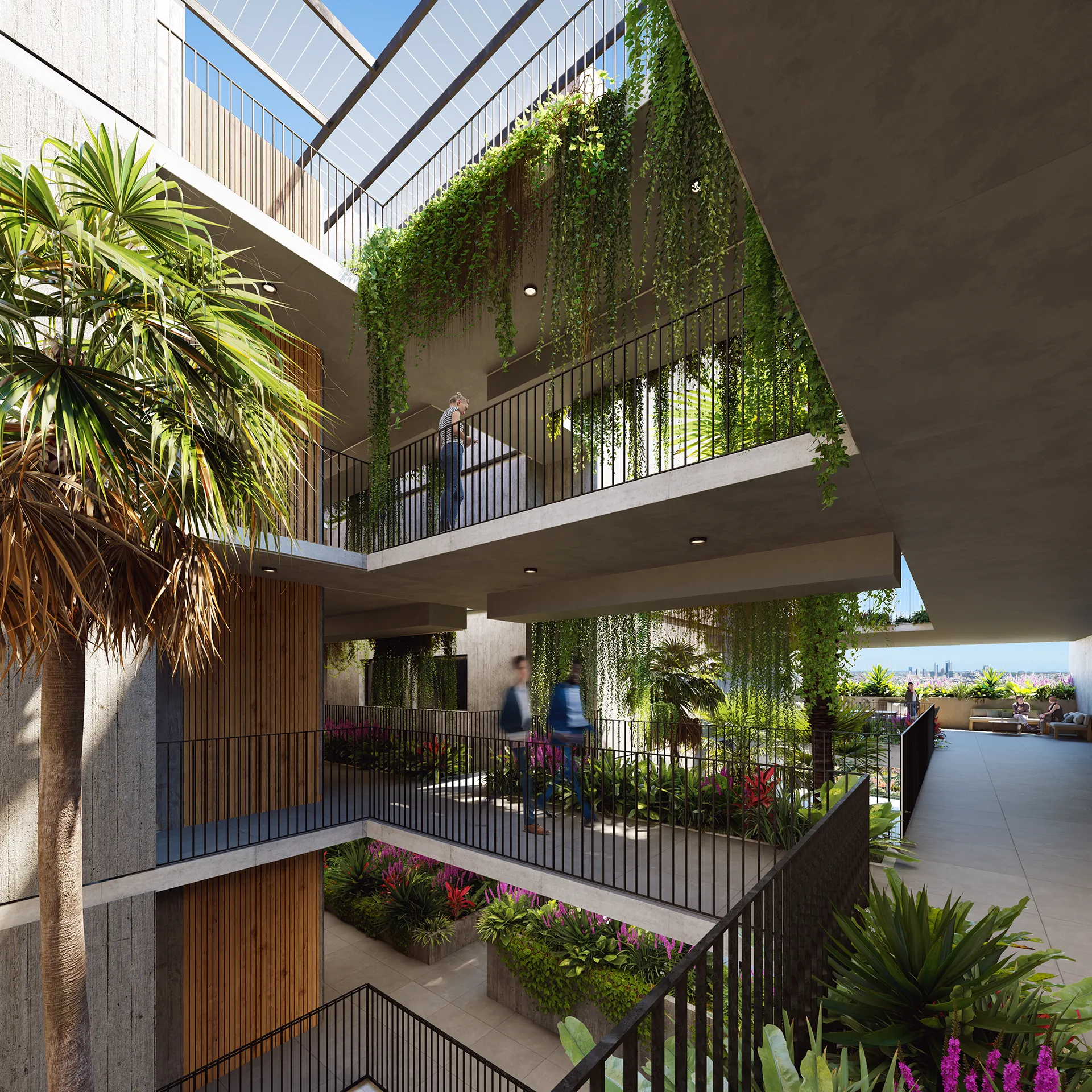Tuart Hill Auckland Australia Common Areas Architecture Renders
