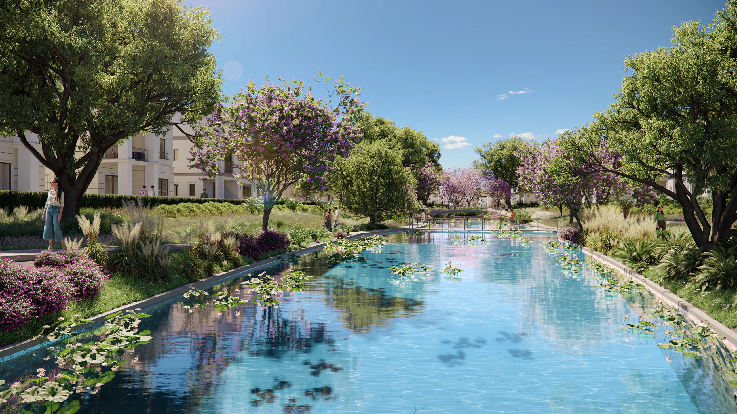 Belle Vie Villa Egypt Garden real estate cgi