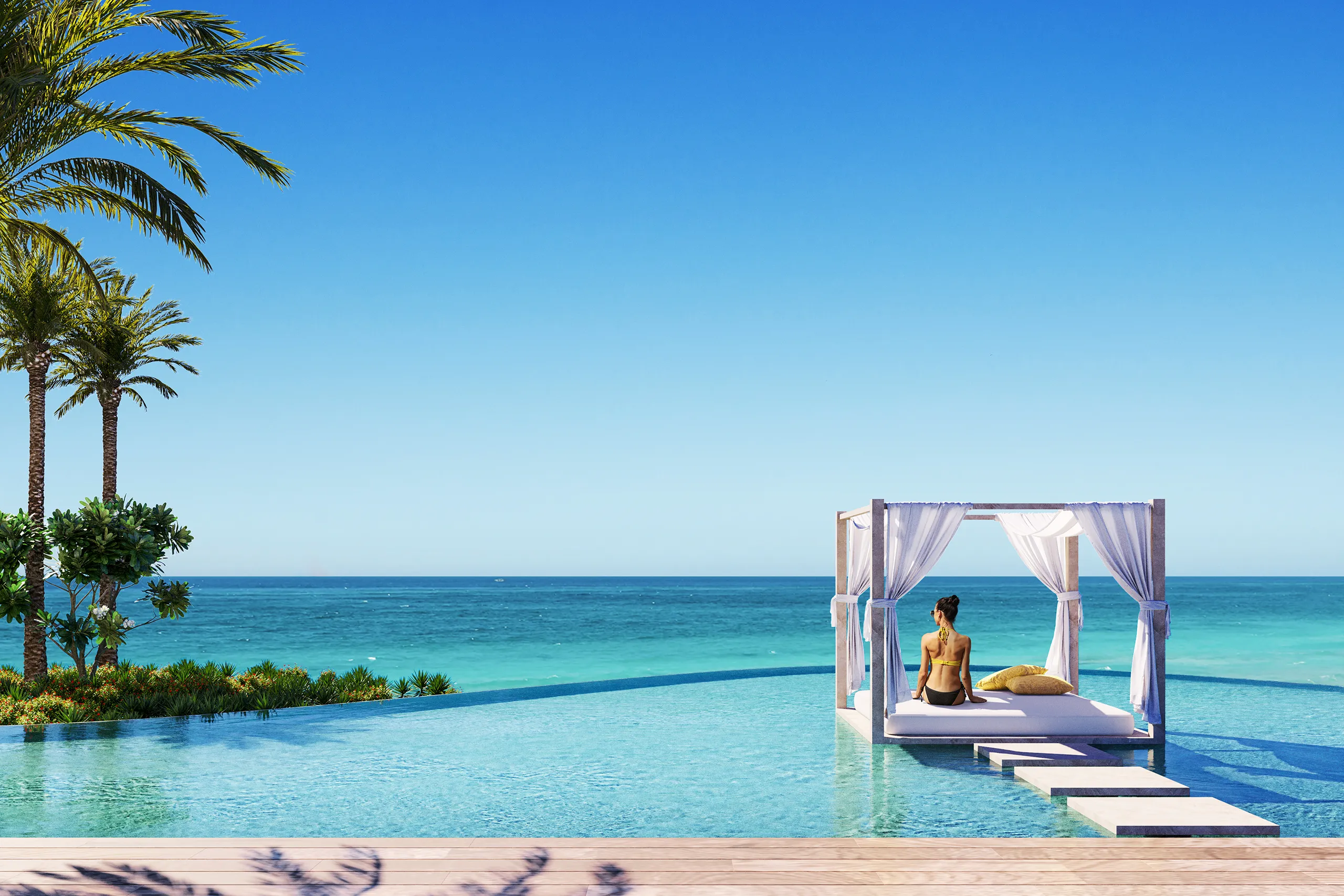 Soul Masterplan Egypt terrace Property Branding Visualization