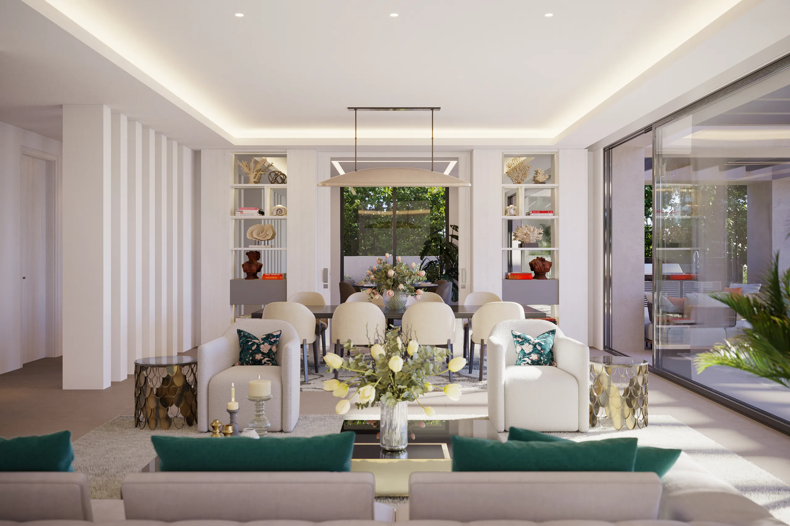 House Marbella Dining Hyperrealistic Vr