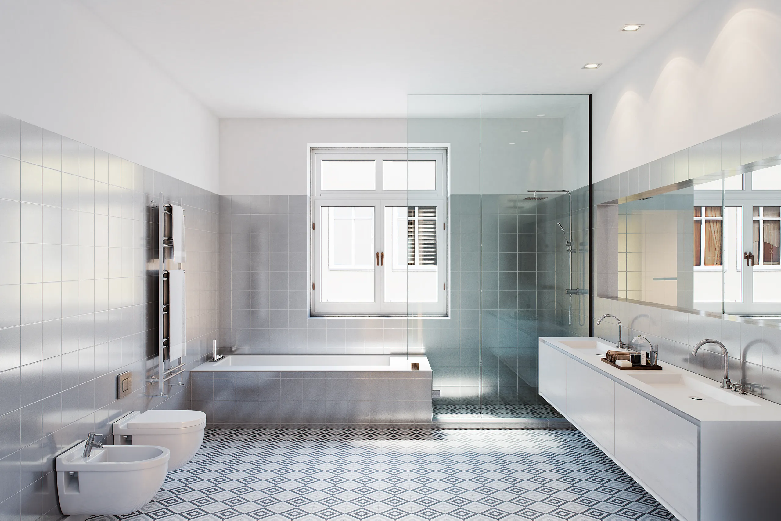 apartamentos Lisboa Portugal Baño Inmobiliario renders