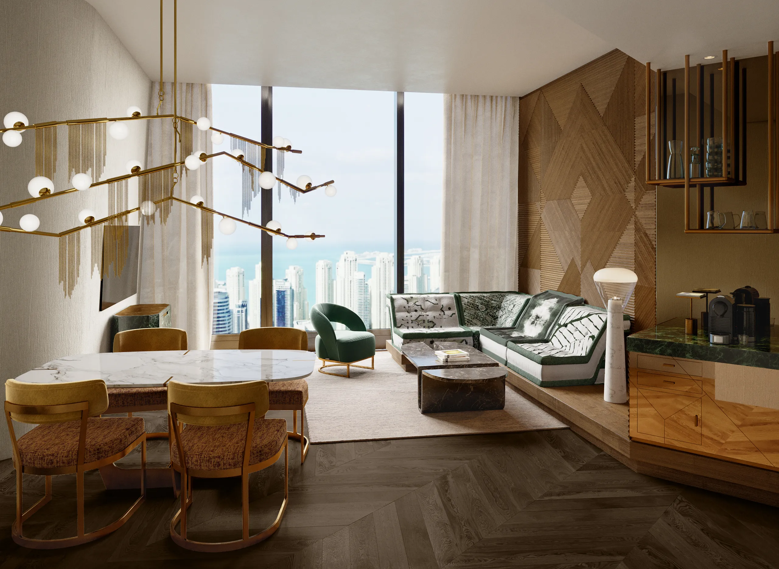 Hotel Uptown Dubai Dubai Living Real Estate Cgi