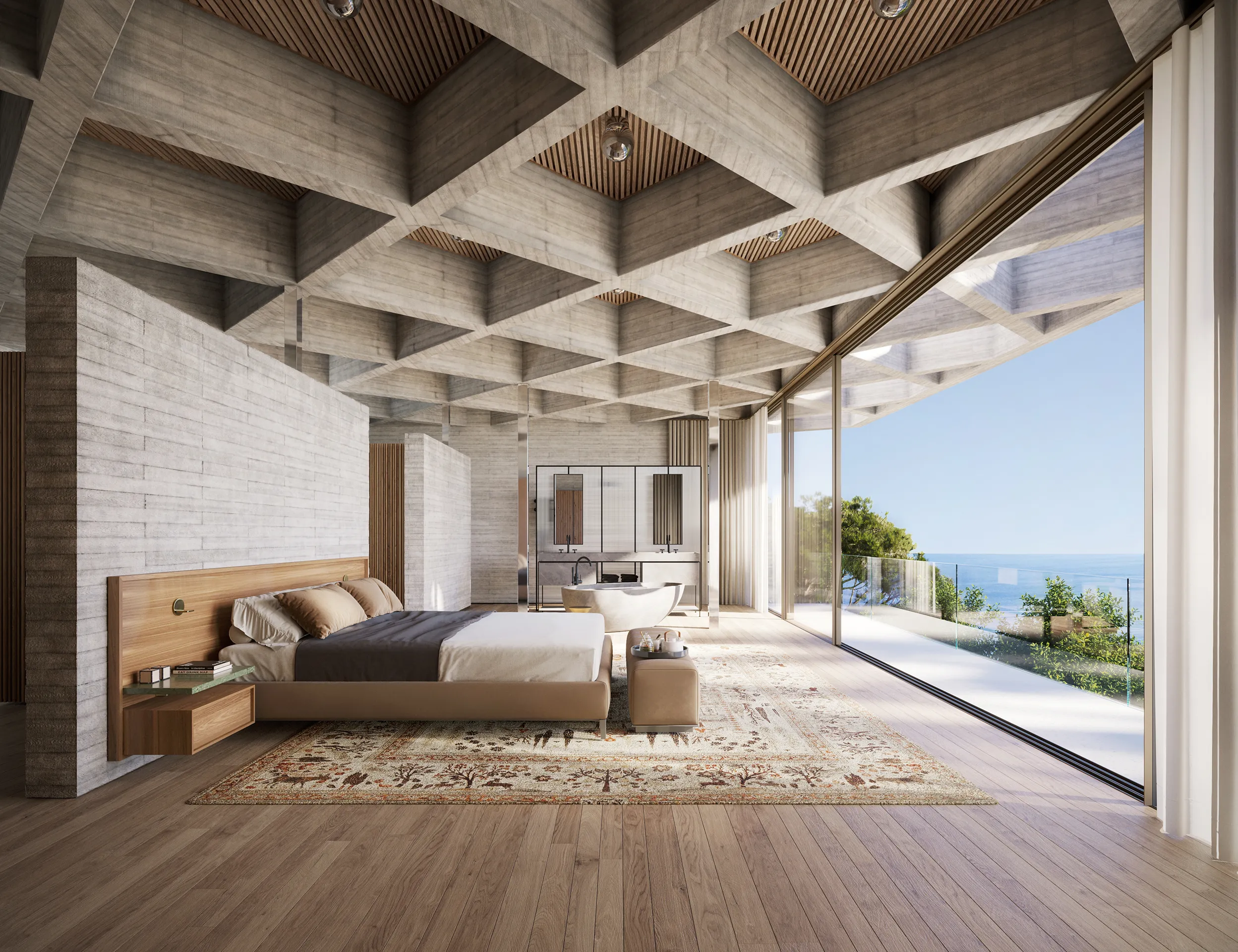 Casa Costa Den Blanes Mallorca Comedor 3D Arquitectura