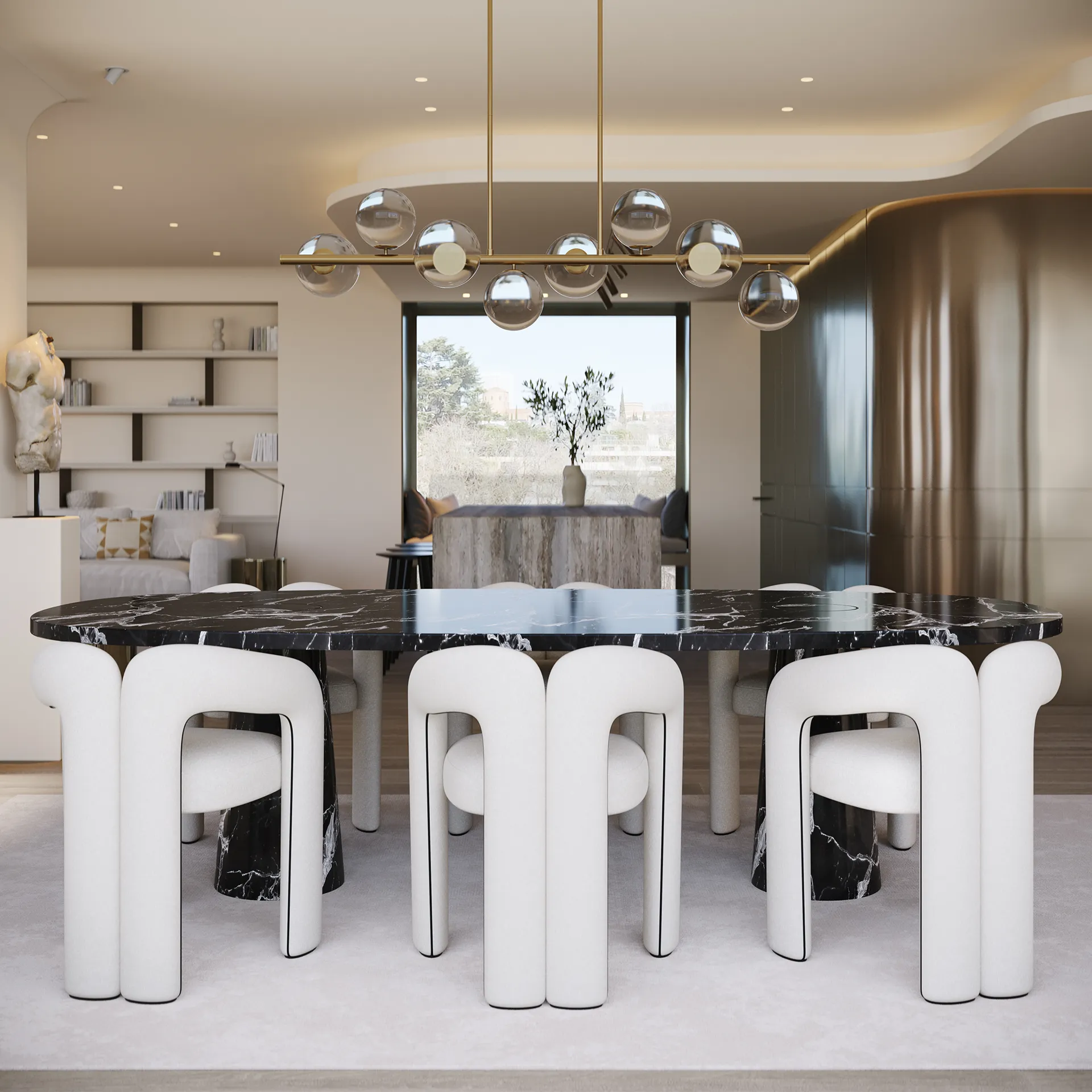 Viviendas Luxury Madrid Patio Architecture Vr