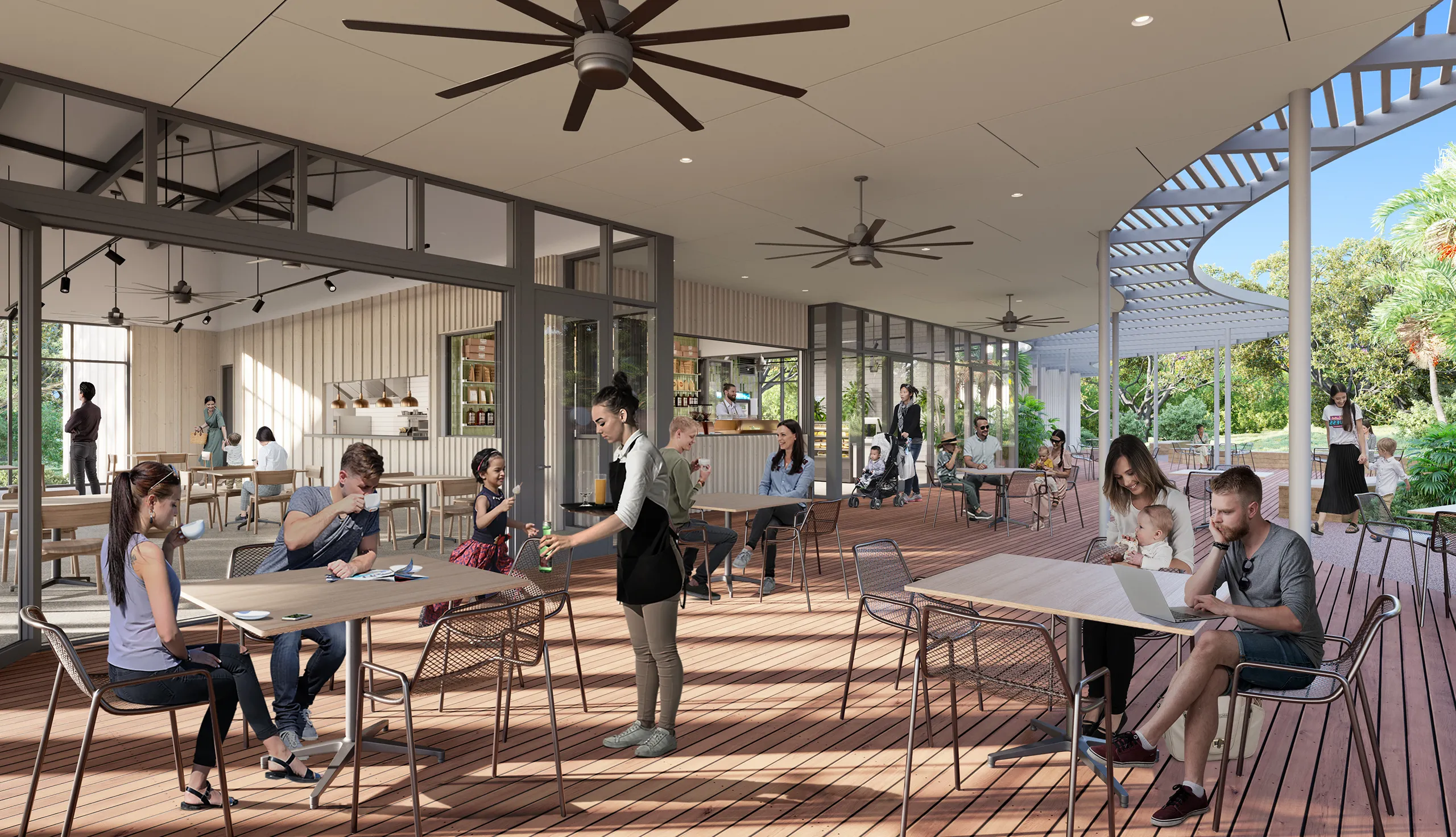 Perth Zoo Perth Australia Restaurant Bar real estate cgi