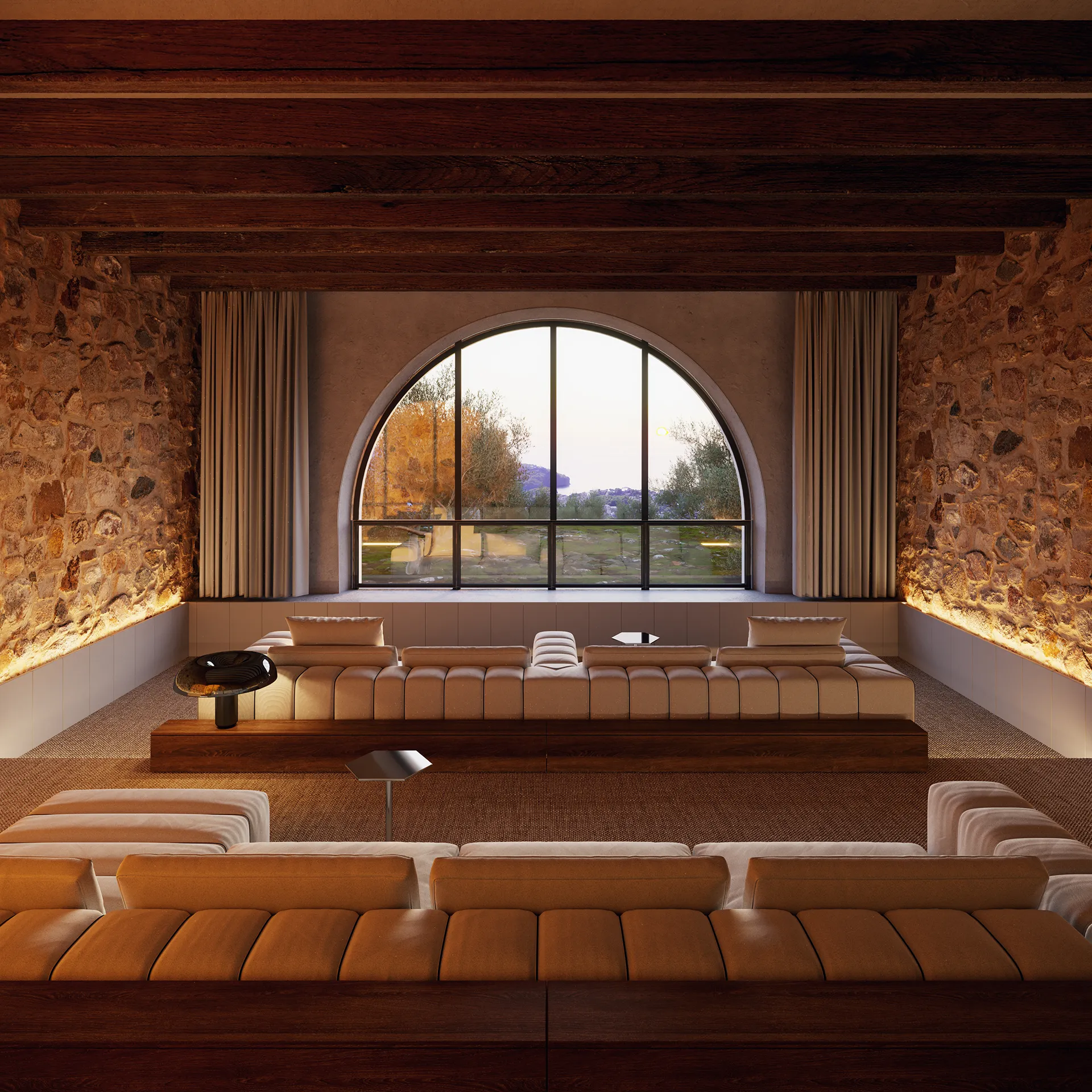 Villa Soller Mallorca Home Cinema Architectural Virtual Tours