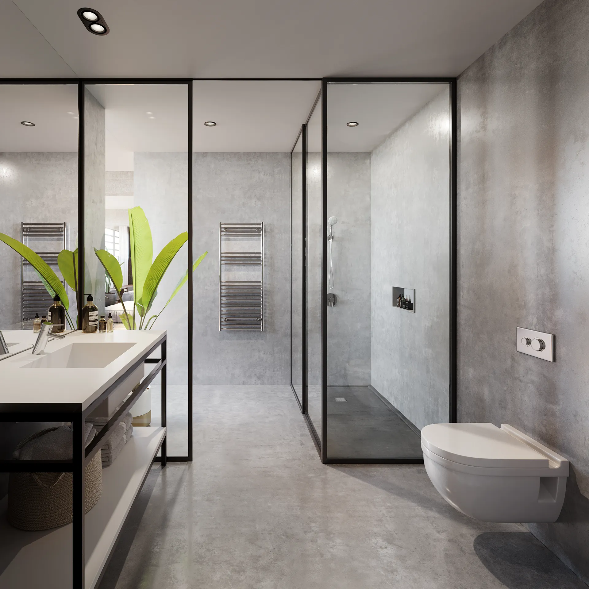 Viviendas Orfebreria Barcelona Bathroom Property Branding Virtual Tour