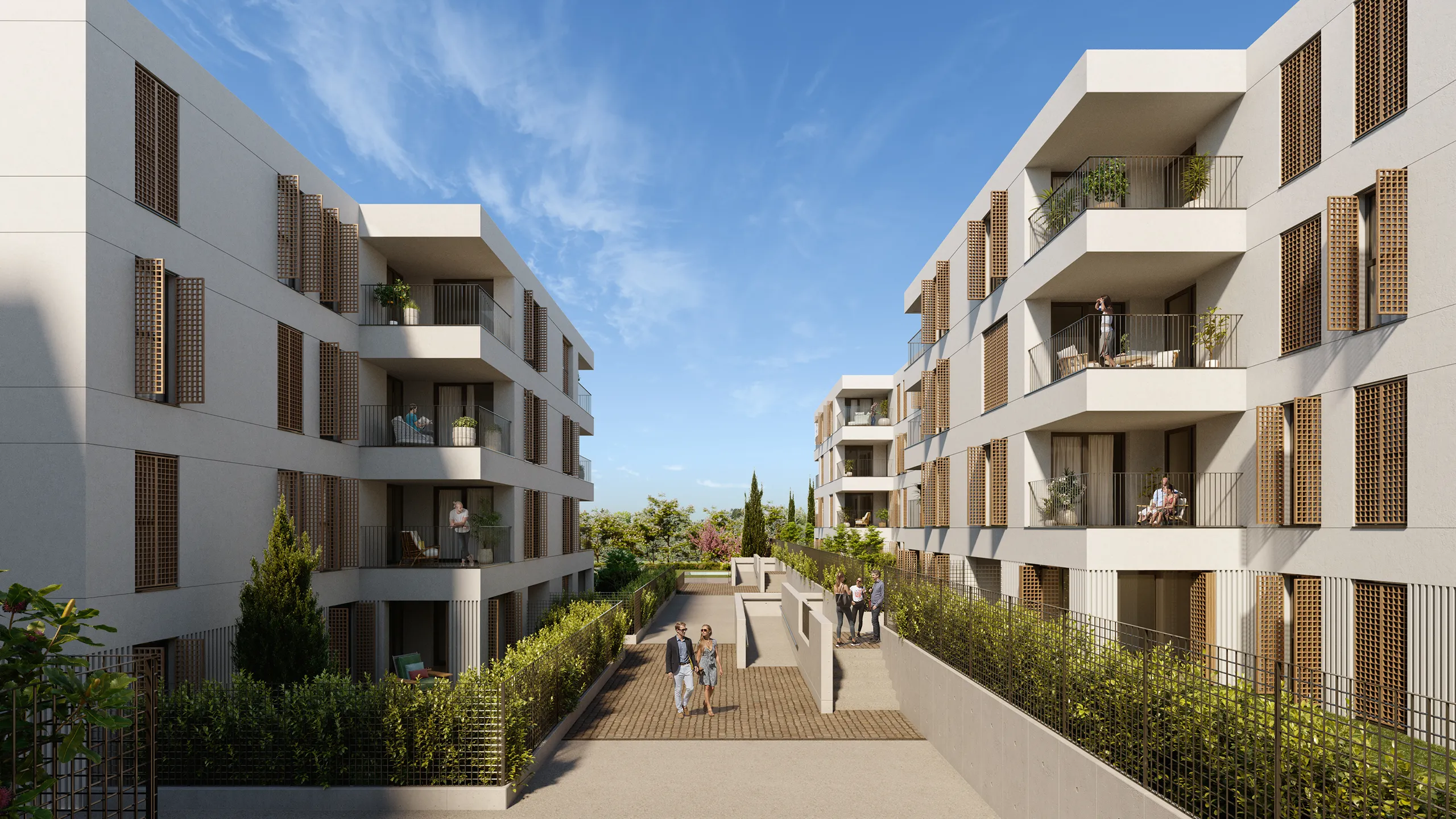 Viviendas Madrid Common Areas real estate cgi