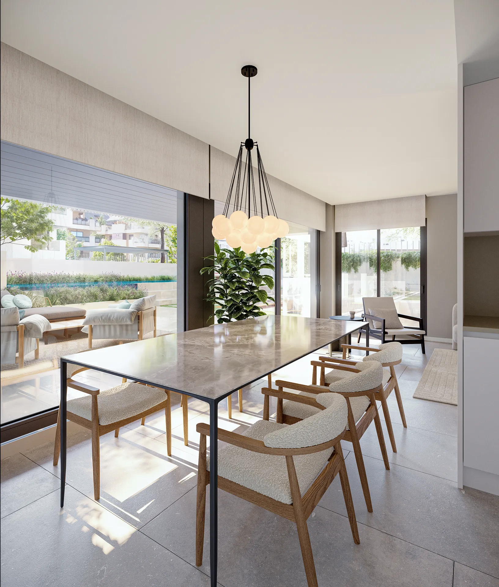 Viviendas Boadilla Madrid Dining Architectural Vr
