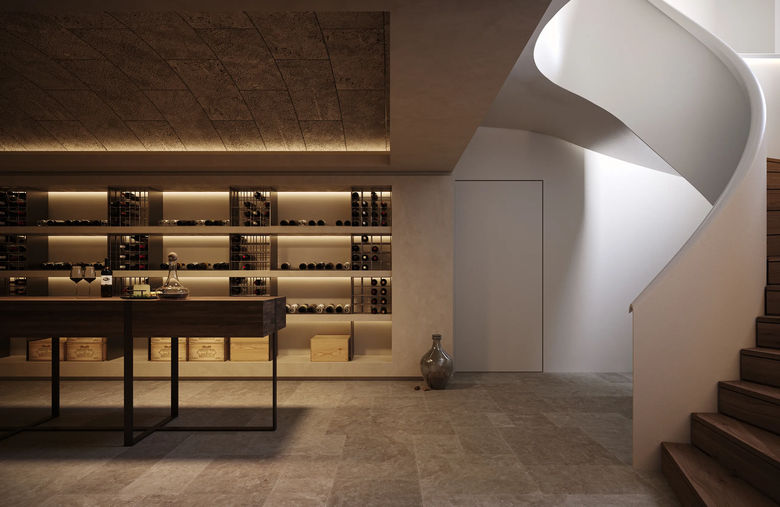 Finca Santanyi Mallorca Winery photorealistic rendering