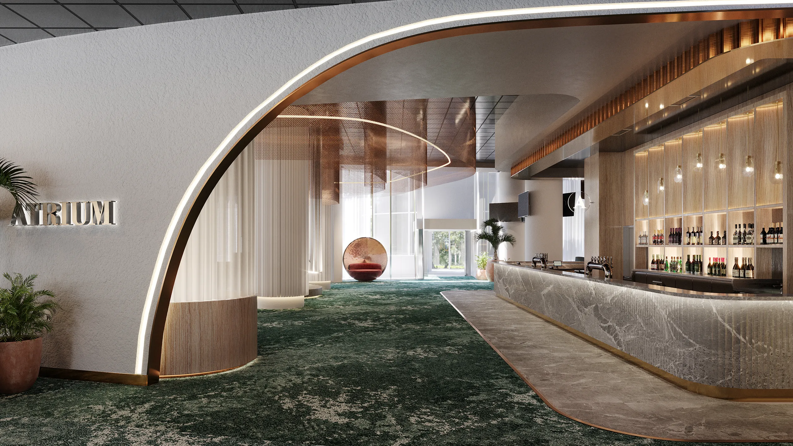 Bar Gold Coast Australia Restaurant Bar Real Estate Cgi
