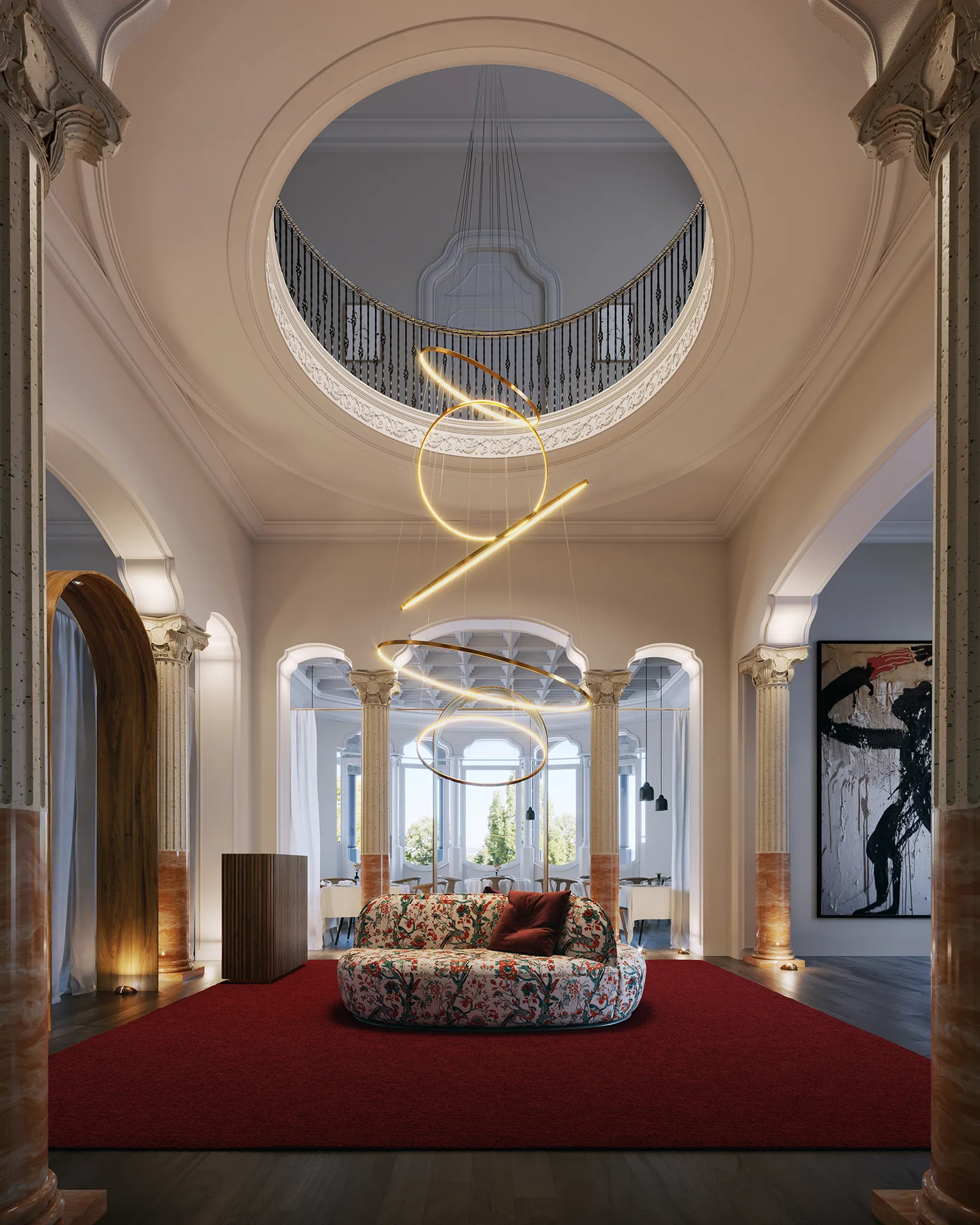 Hotel Torre Remei Barcelona Entrance Hyperrealistic Virtual Tour