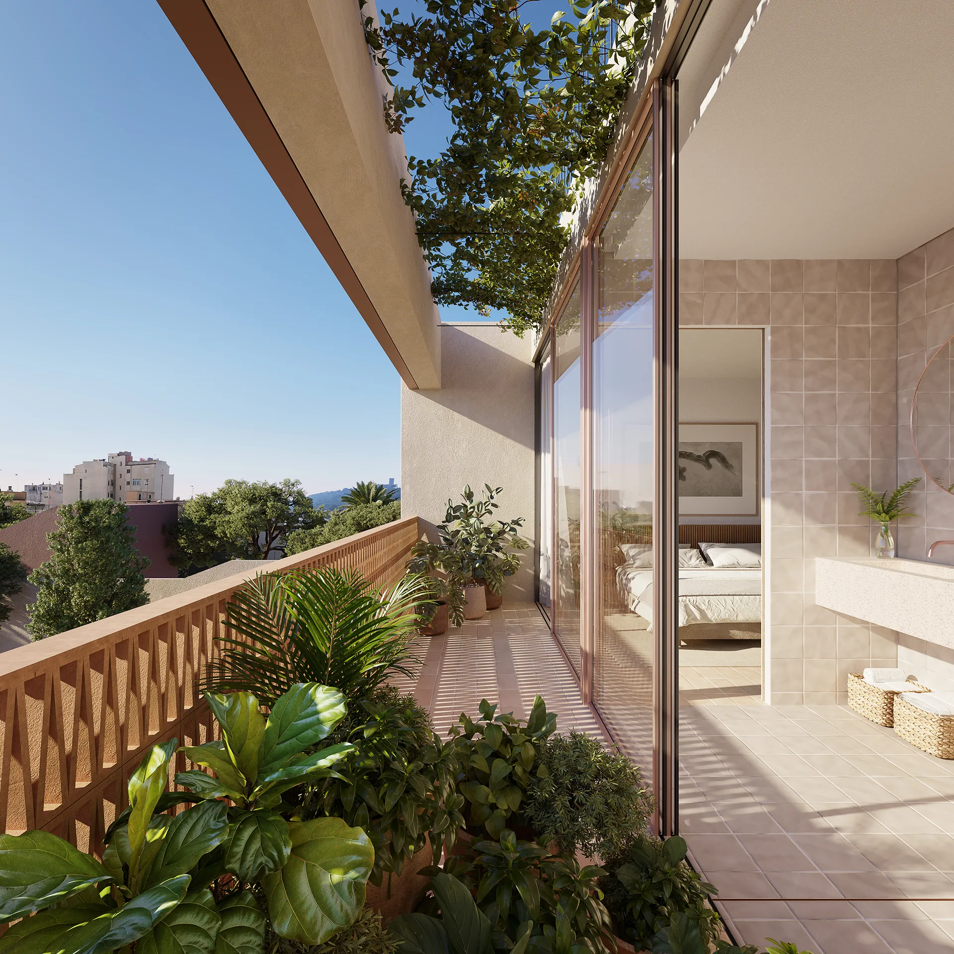House Palma Mallorca Balcony Architectural Virtual Tours