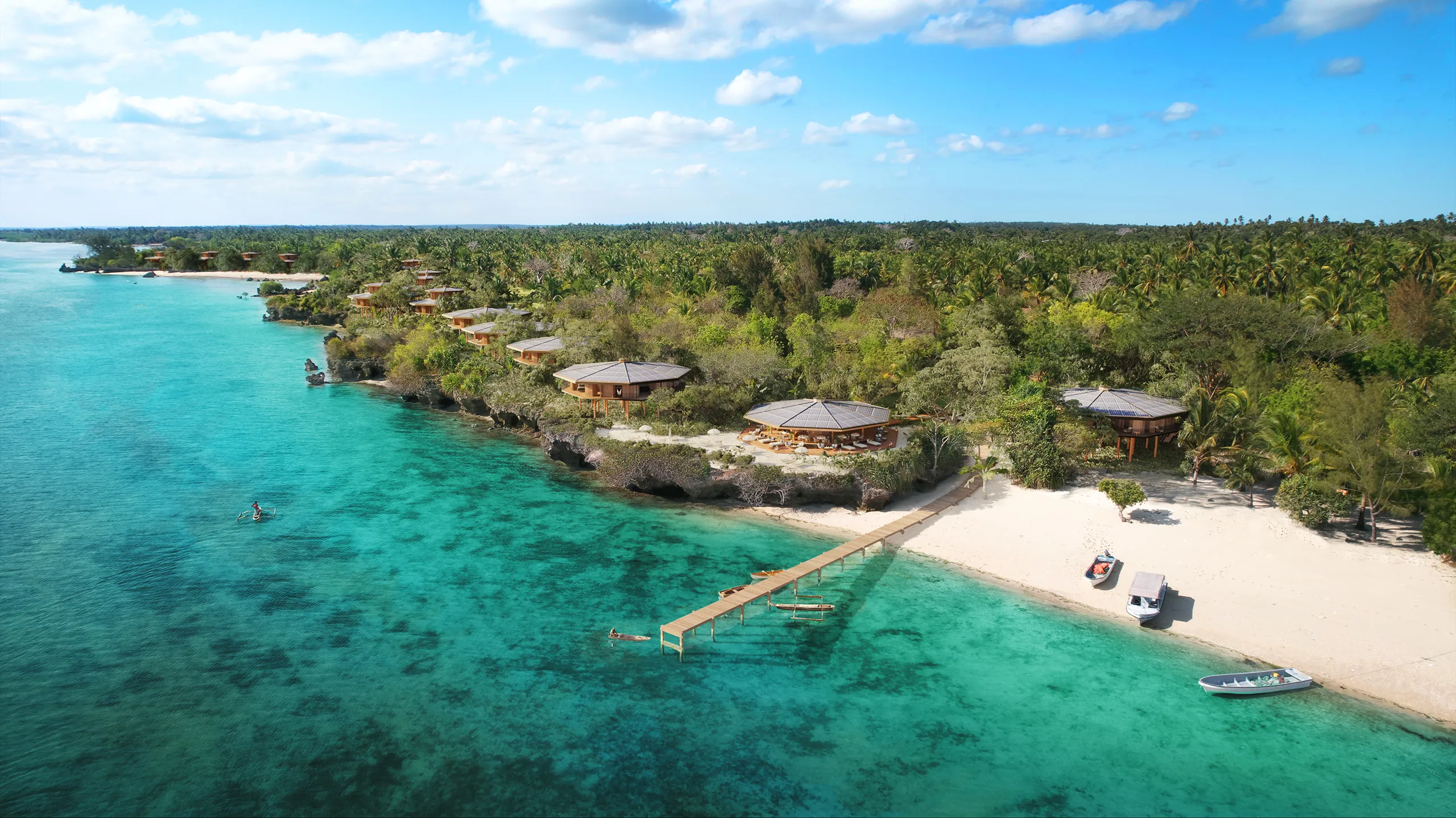 Masterplan Zanzibar Zanzibar Aerial view Architecture Visualisation