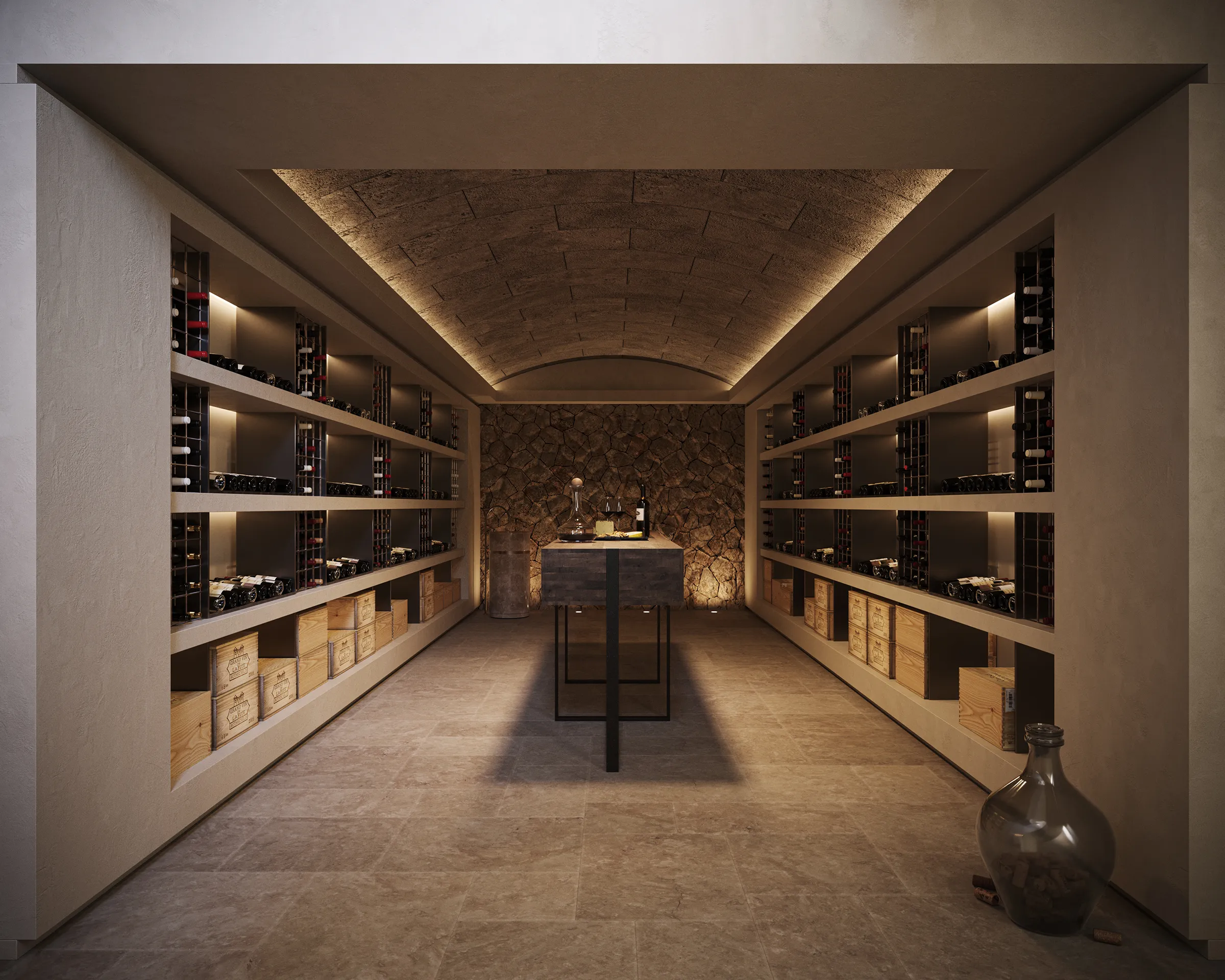 Finca Santanyi Mallorca Winery architectural renders